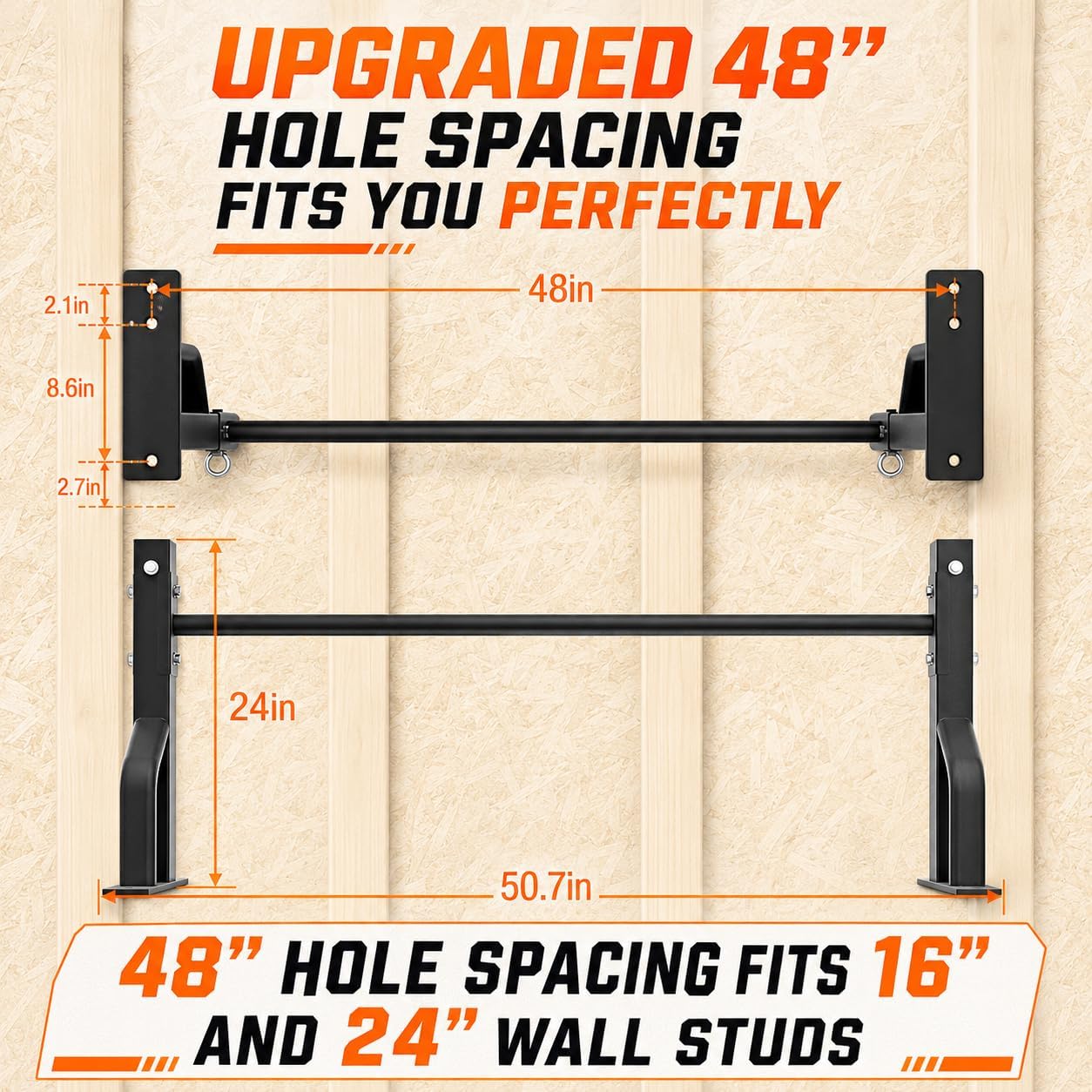 2026 Upgrade Pull Up Bar Wall Mounted - ... 4 2026 Upgrade Pull Up Bar Wall Mounted - ... - Image 4
