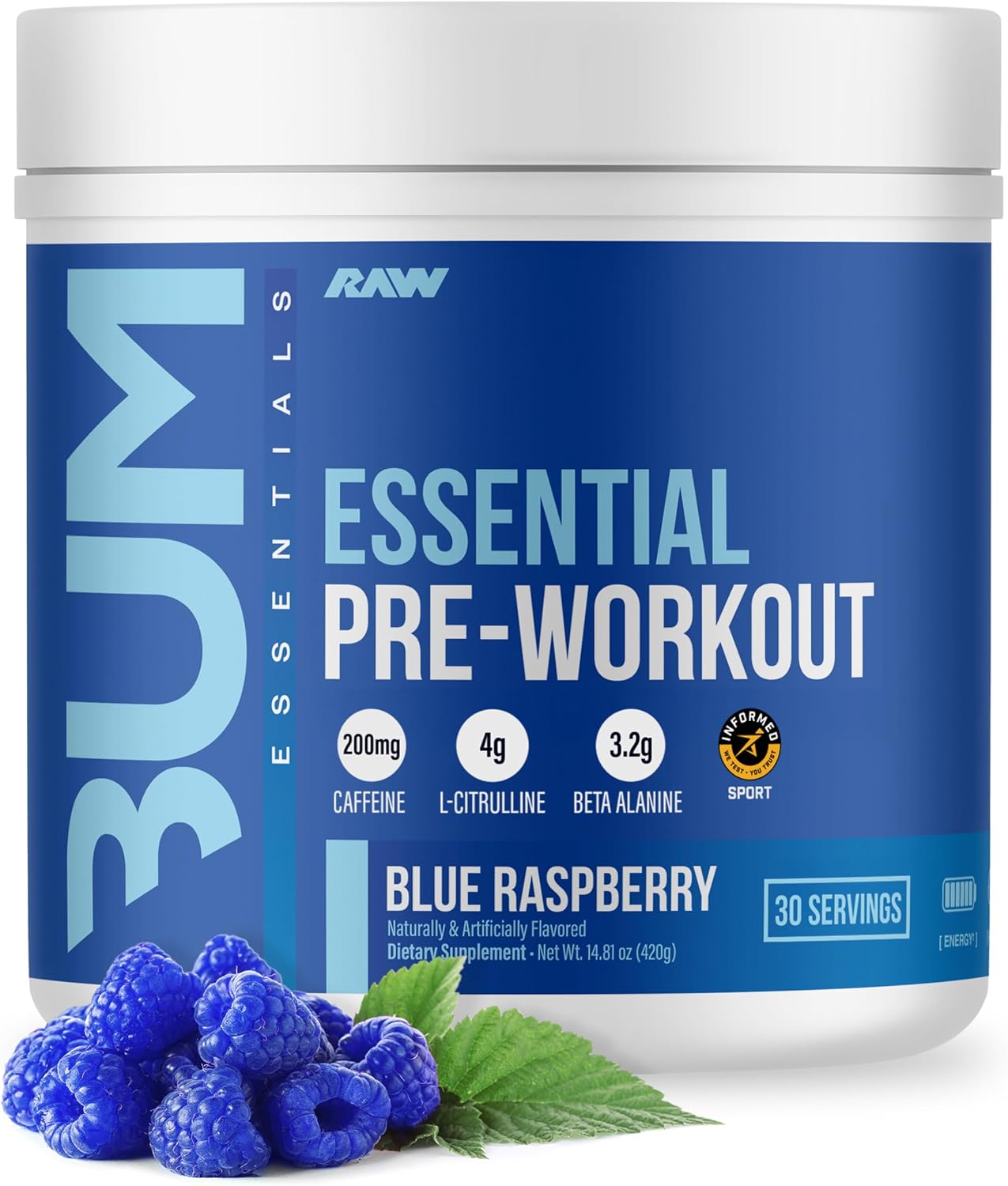 RAW Nutrition - Essential Pre - Chris Bu... 2 RAW Nutrition - Essential Pre - Chris Bu... - Image 2
