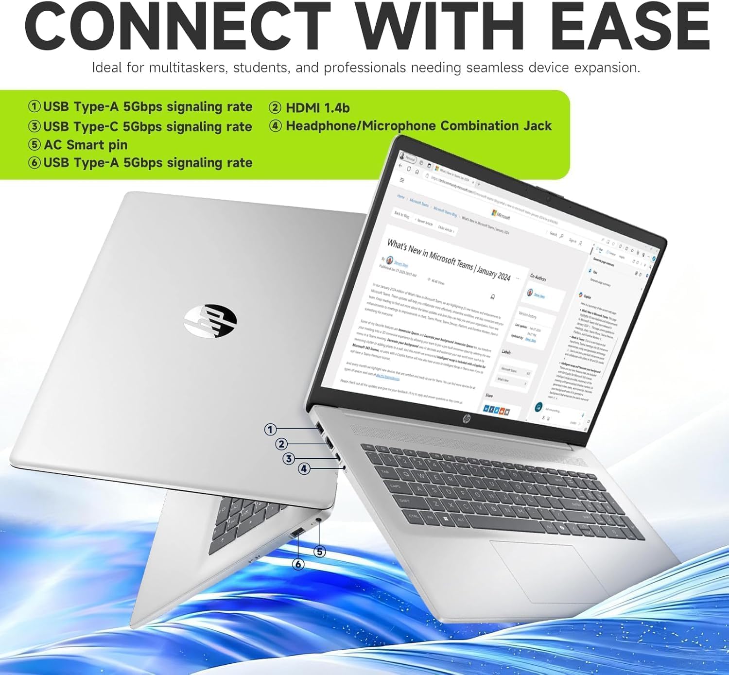 HP 17.3 Inch Business Laptop Computer, 2... 6 HP 17.3 Inch Business Laptop Computer, 2... - Image 6