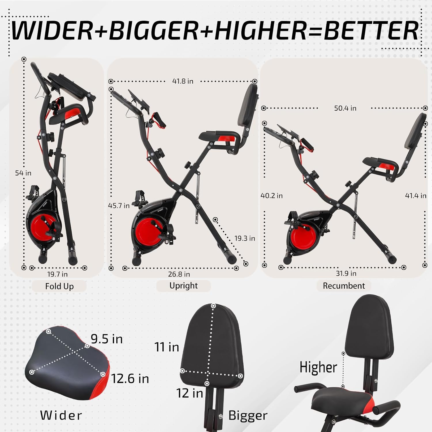 3-IN-1 Exercise Bike with Luminous Digit... 7 3-IN-1 Exercise Bike with Luminous Digit... - Image 7