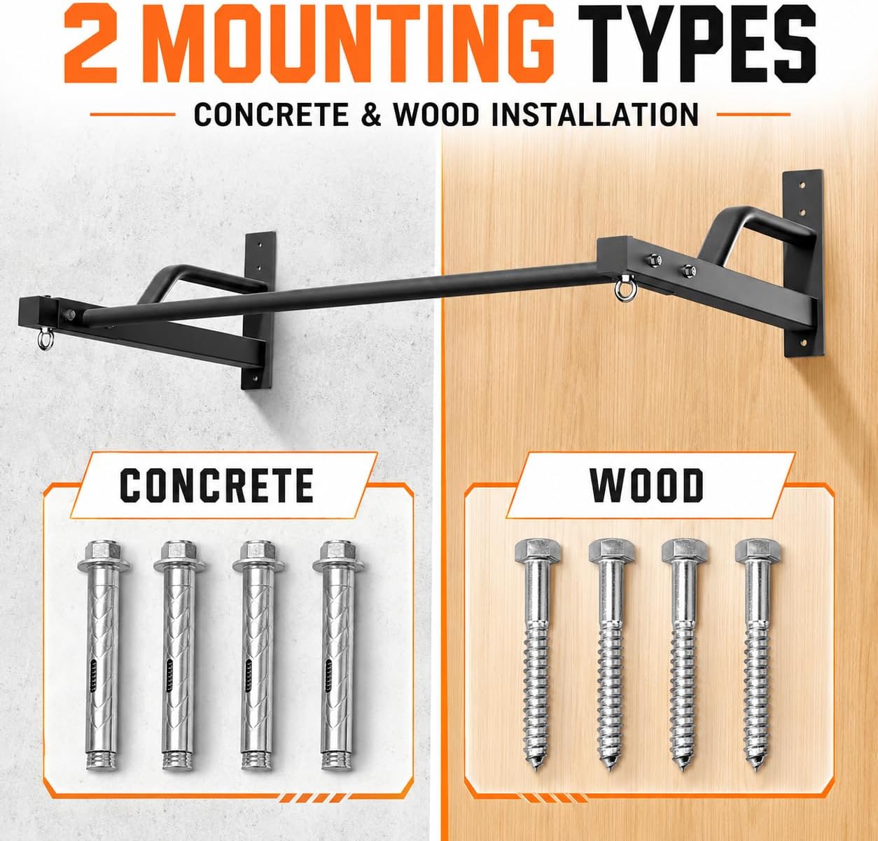 2026 Upgrade Pull Up Bar Wall Mounted - ... 6 2026 Upgrade Pull Up Bar Wall Mounted - ... - Image 6