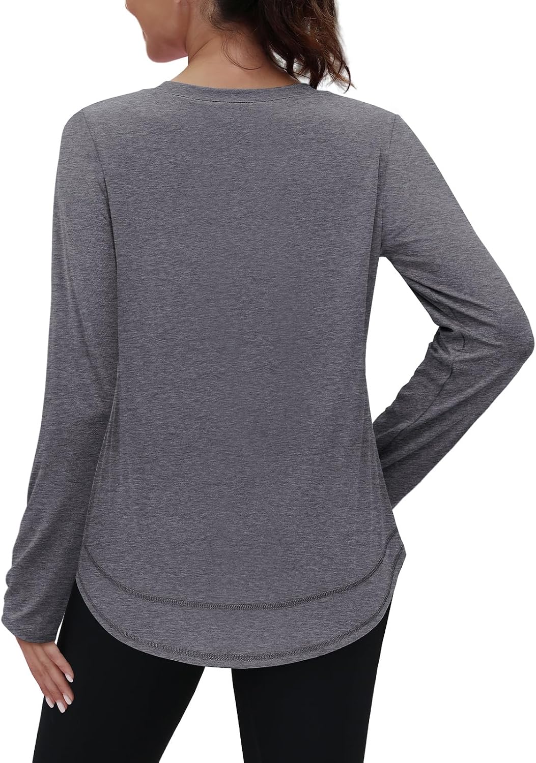 XIEERDUO Women's Workout Tops Long Sleev... 6 XIEERDUO Women's Workout Tops Long Sleev... - Image 6