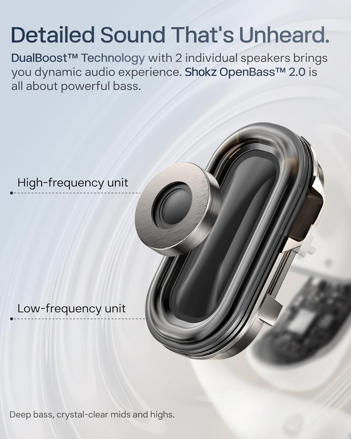 SHOKZ OpenFit 2+ Open-Ear Earbuds, Purpl... 3 SHOKZ OpenFit 2+ Open-Ear Earbuds, Purpl... - Image 3