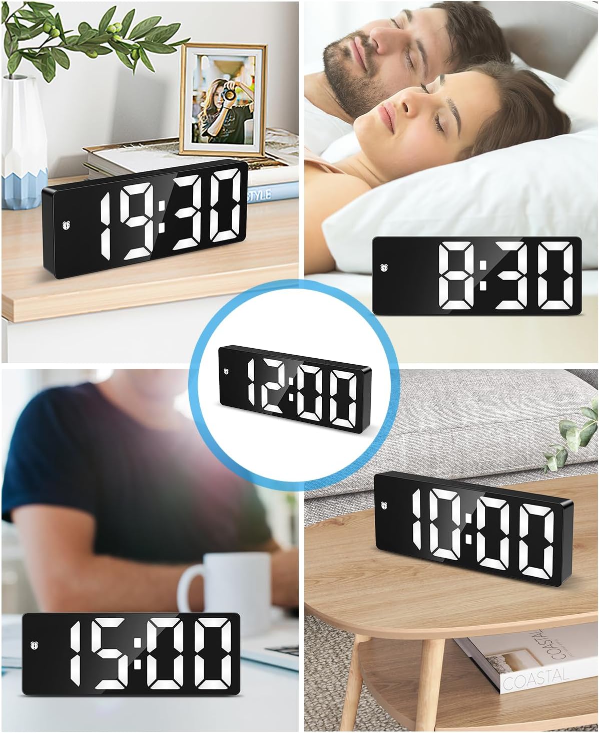 AMIR Digital Alarm Clock, LED Clock for ... 7 AMIR Digital Alarm Clock, LED Clock for ... - Image 7