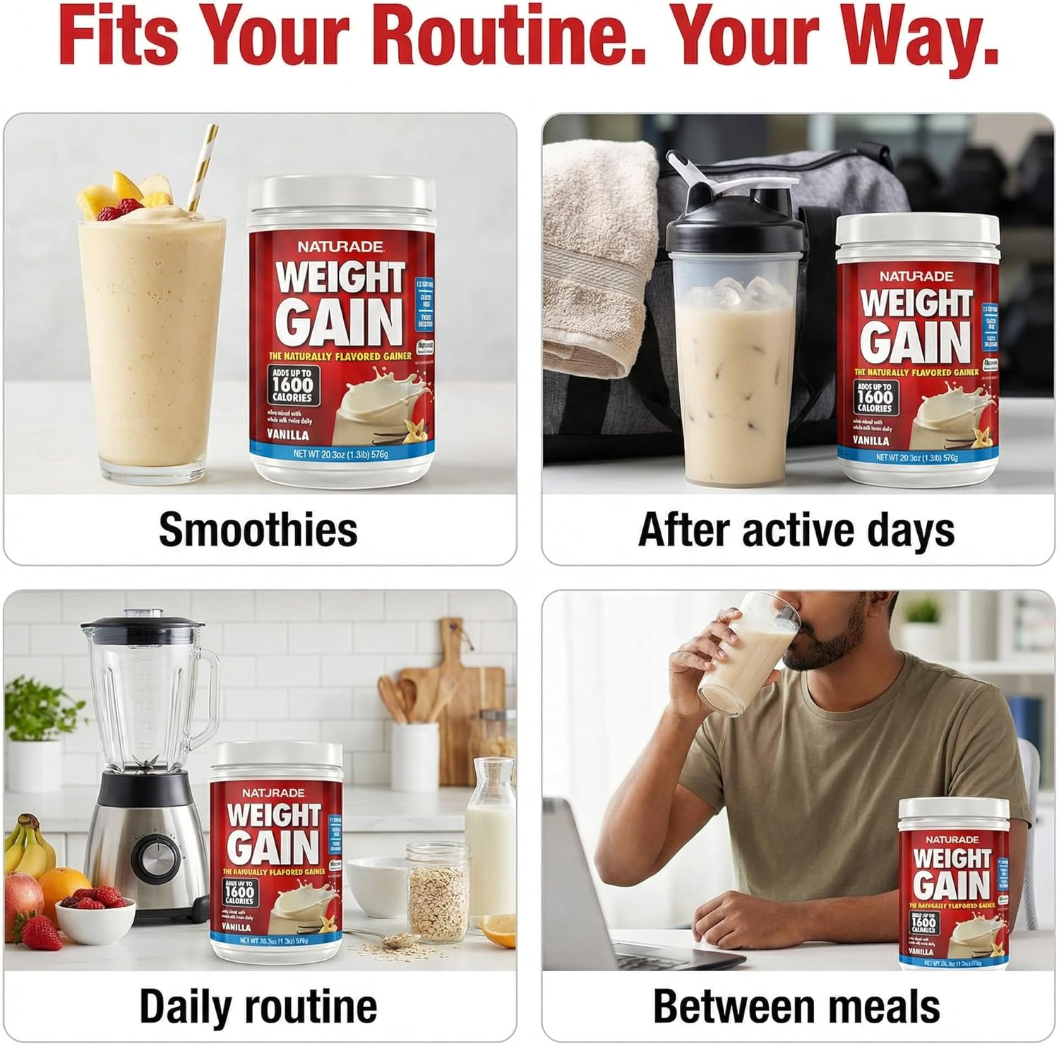 Naturade Weight Gain Nutrition Drink Mix... 6 Naturade Weight Gain Nutrition Drink Mix... - Image 6