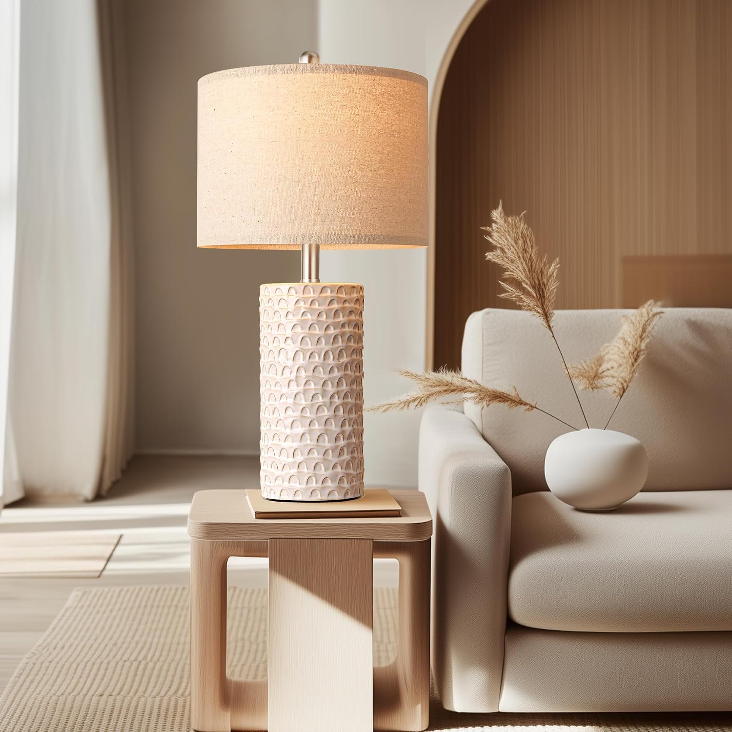 23" Modern Ceramic Table Lamp Set of 2, ... 5 23" Modern Ceramic Table Lamp Set of 2, ... - Image 5