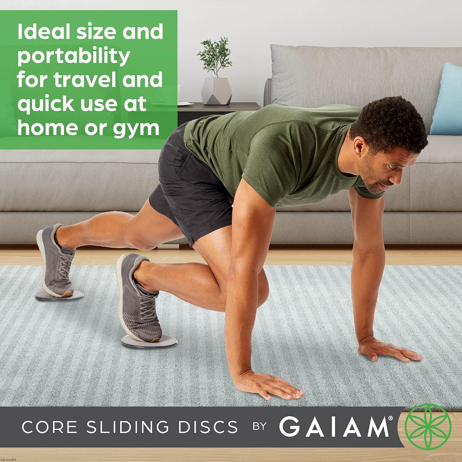 Gaiam Core Sliding Discs - Dual Sided Wo... 4 Gaiam Core Sliding Discs - Dual Sided Wo... - Image 4