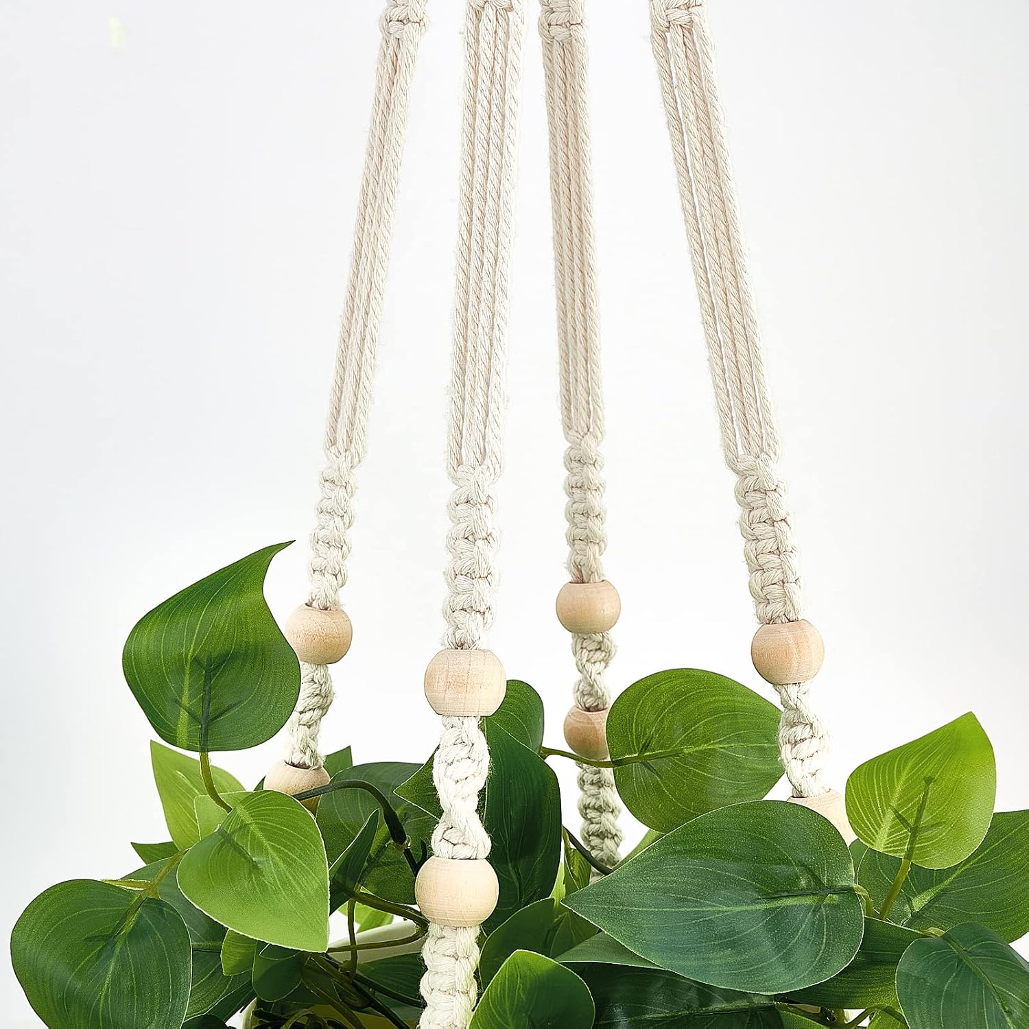 Mkono Fake Hanging Plant, Macrame Hanger... 7 Mkono Fake Hanging Plant, Macrame Hanger... - Image 7