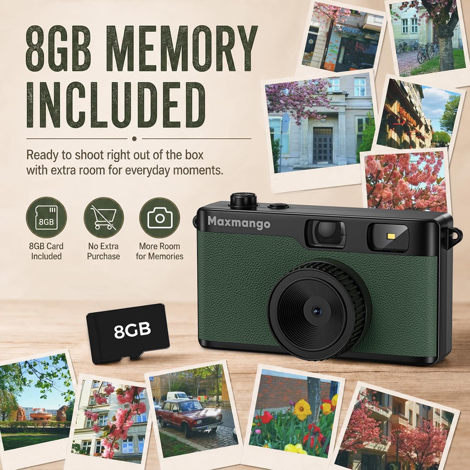 Maxmango D53 Vintage Digital Camera - Re... 4 Maxmango D53 Vintage Digital Camera - Re... - Image 4