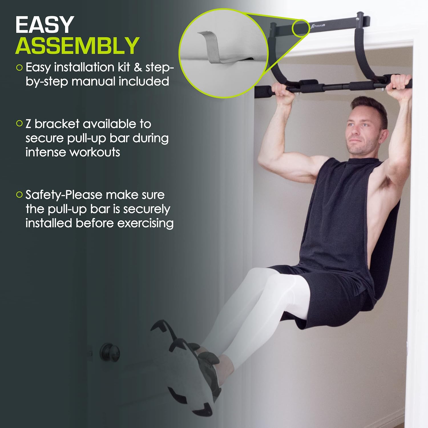 ProsourceFit Pull Up Bar for Multi Use F... 6 ProsourceFit Pull Up Bar for Multi Use F... - Image 6