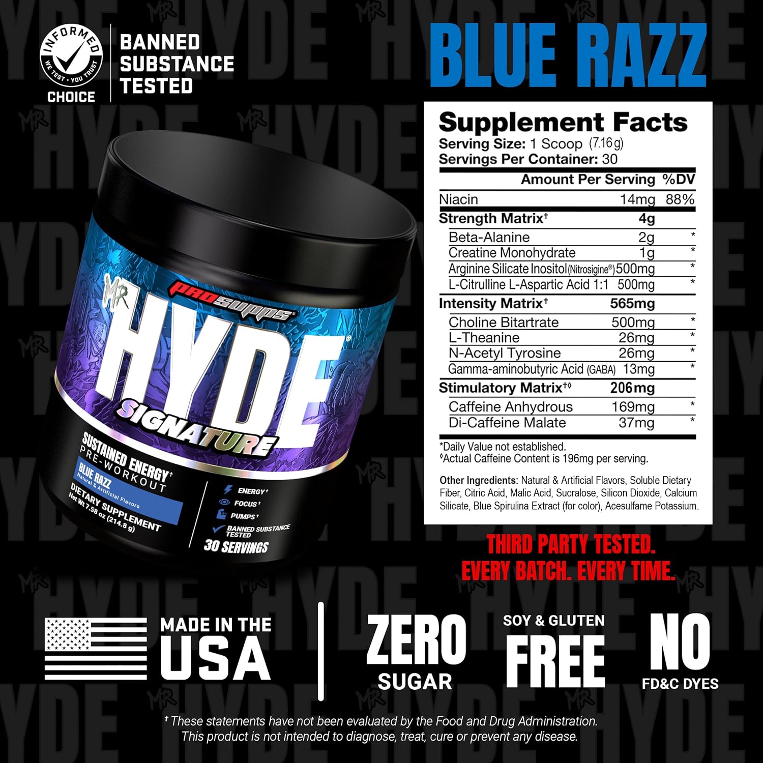 ProSupps Mr. Hyde Signature Pre Workout ... 6 ProSupps Mr. Hyde Signature Pre Workout ... - Image 6