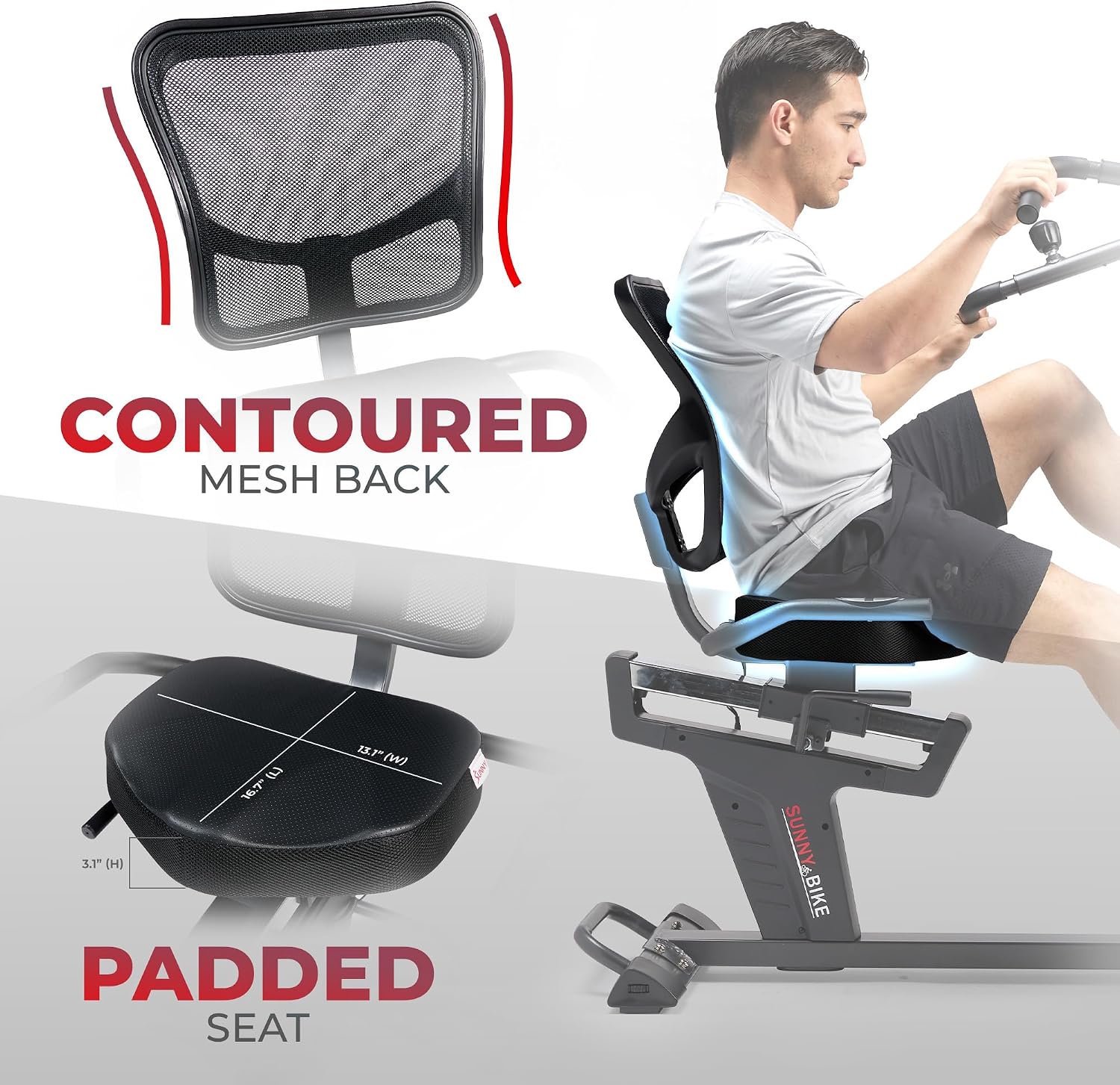 Sunny Health & Fitness Elite Recumbent C... 6 Sunny Health & Fitness Elite Recumbent C... - Image 6