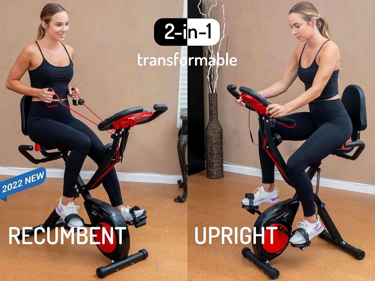 3-IN-1 Exercise Bike with Luminous Digit... 9 3-IN-1 Exercise Bike with Luminous Digit... - Image 9