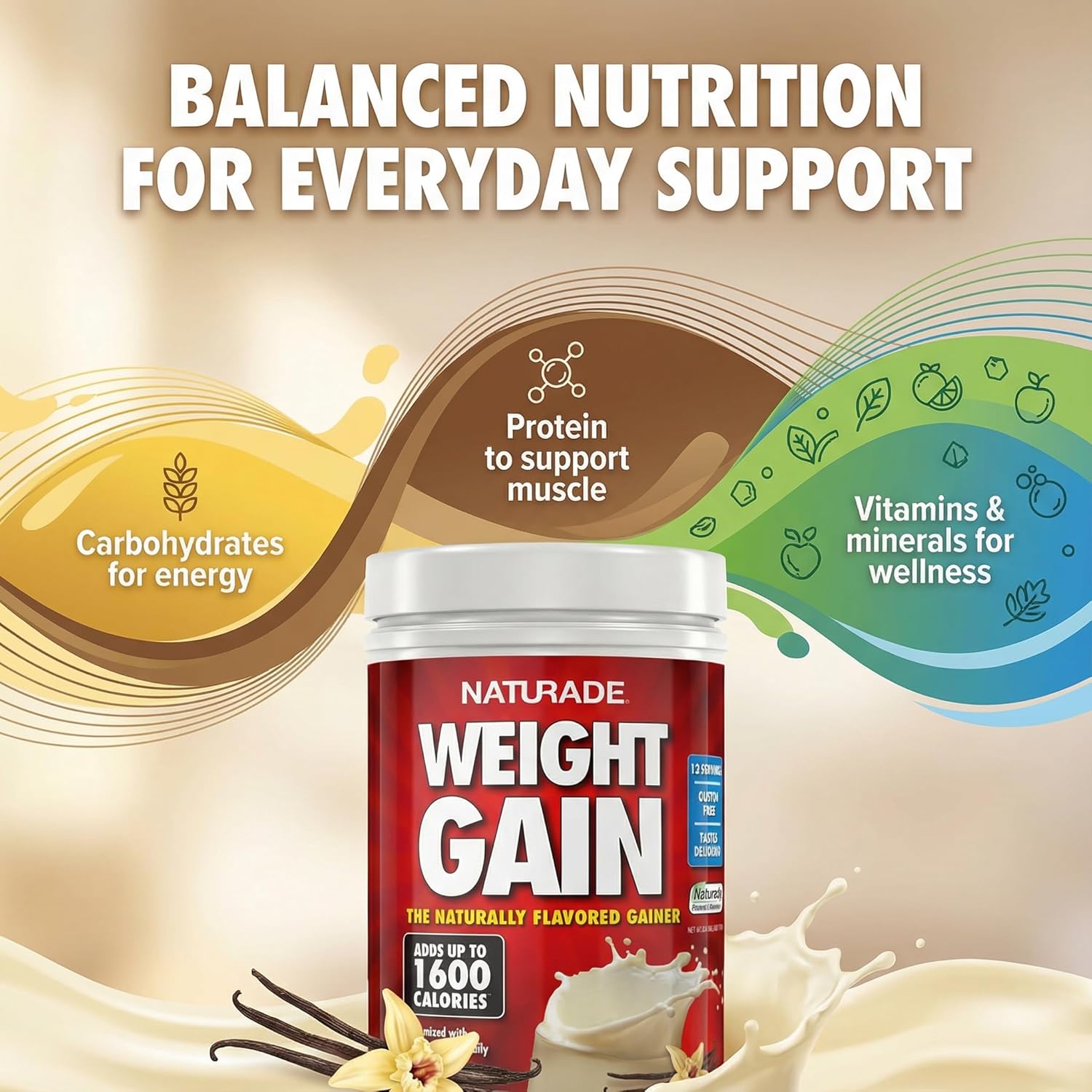 Naturade Weight Gain Nutrition Drink Mix... 7 Naturade Weight Gain Nutrition Drink Mix... - Image 7