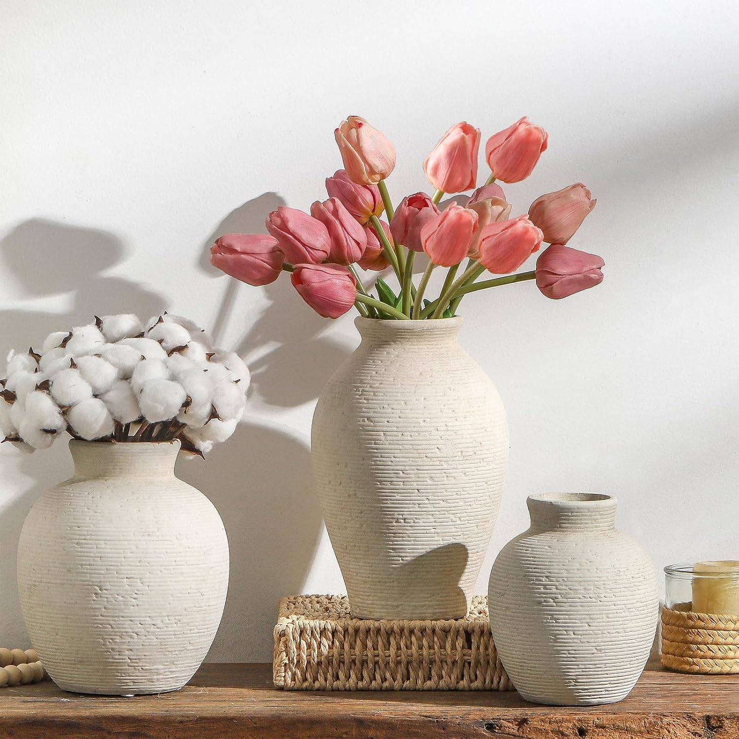 Vanselia Ceramic Flower Vase Home Decor ... 9 Vanselia Ceramic Flower Vase Home Decor ... - Image 9