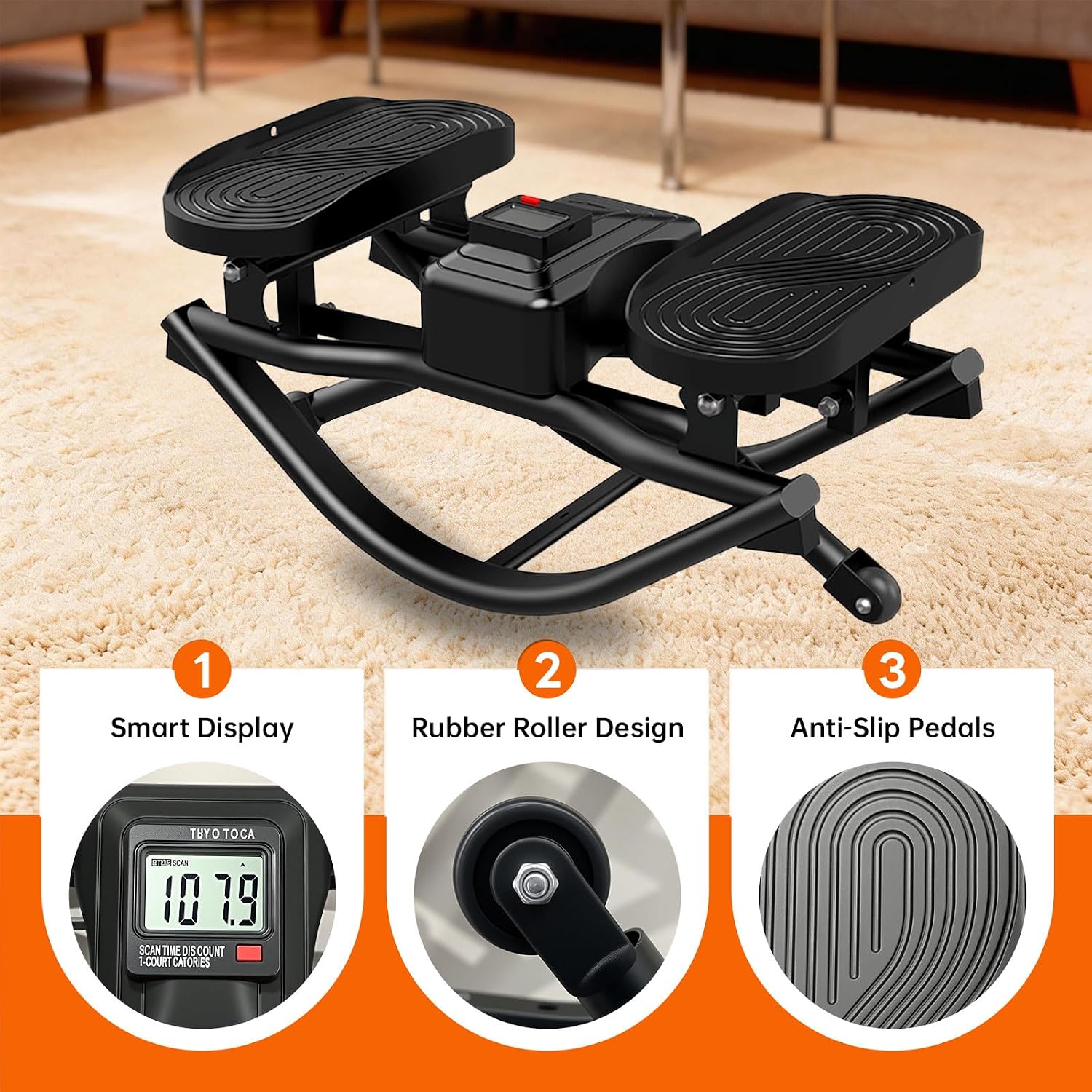 HXD-ERGO Rock Stepper with Elastic Resis... 7 HXD-ERGO Rock Stepper with Elastic Resis... - Image 7
