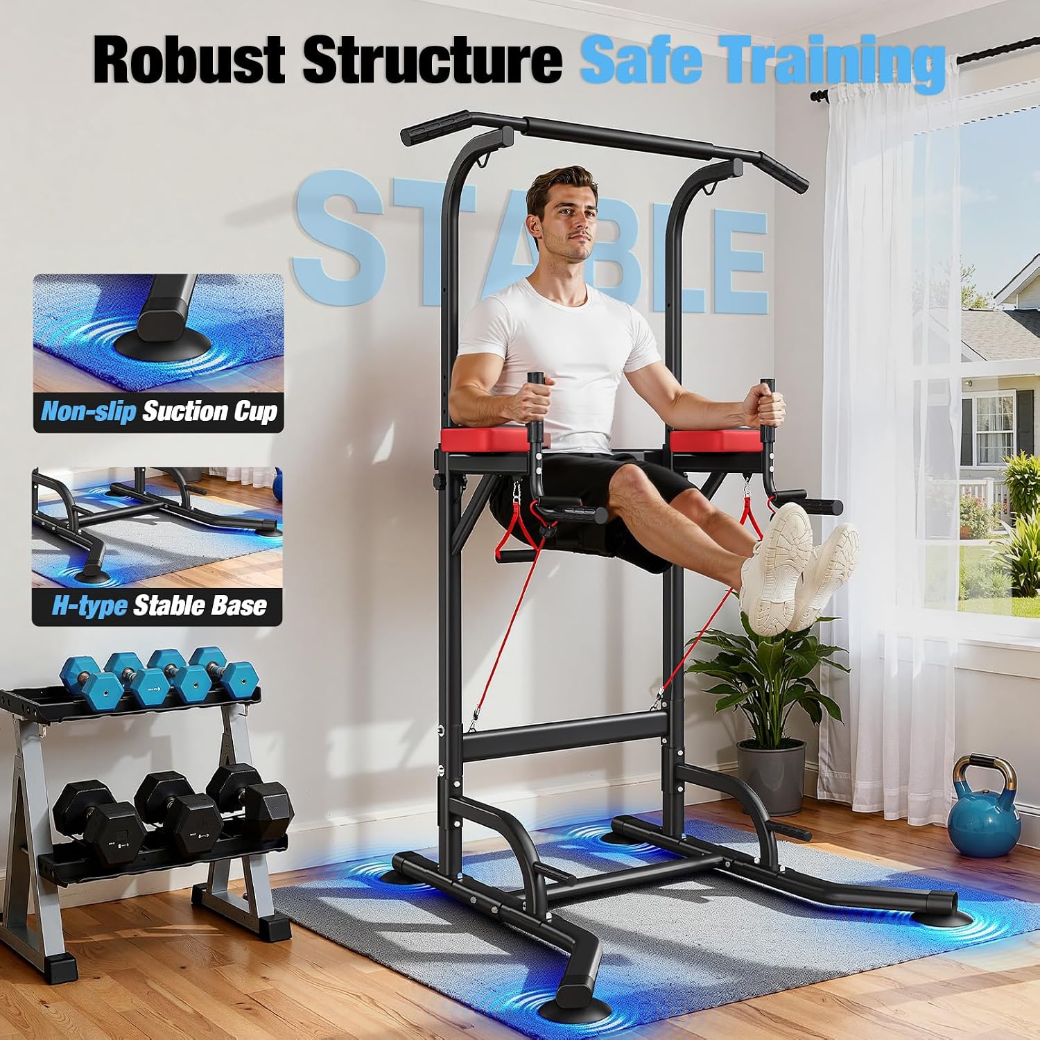 Pull Up Bar Free Standing for Multi-Func... 3 Pull Up Bar Free Standing for Multi-Func... - Image 3