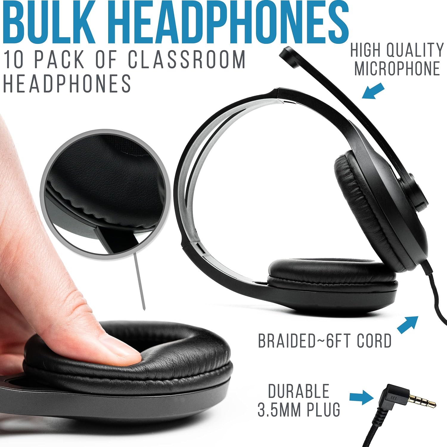 Barks Classroom Headphones with Micropho... 2 Barks Classroom Headphones with Micropho... - Image 2