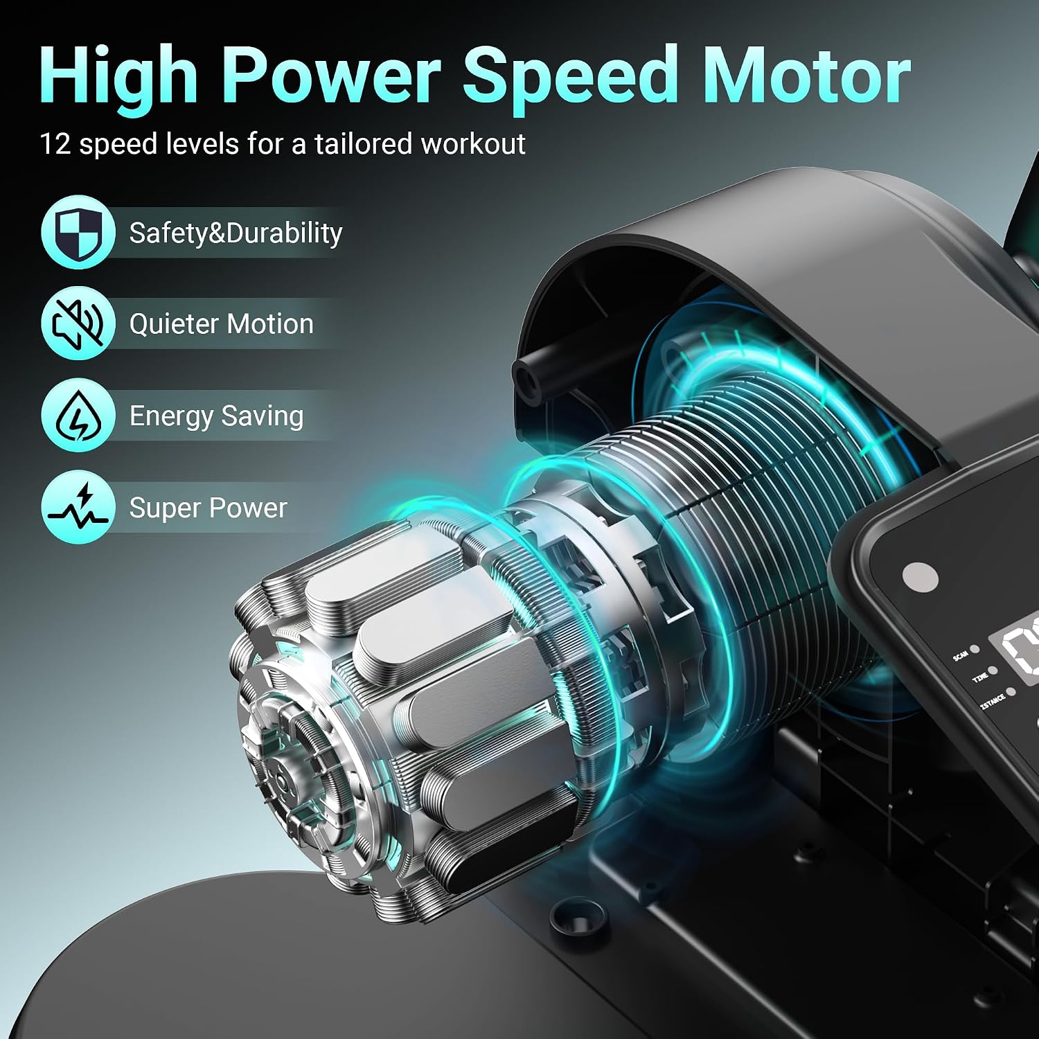 Under Desk Elliptical Machine - Electric... 3 Under Desk Elliptical Machine - Electric... - Image 3