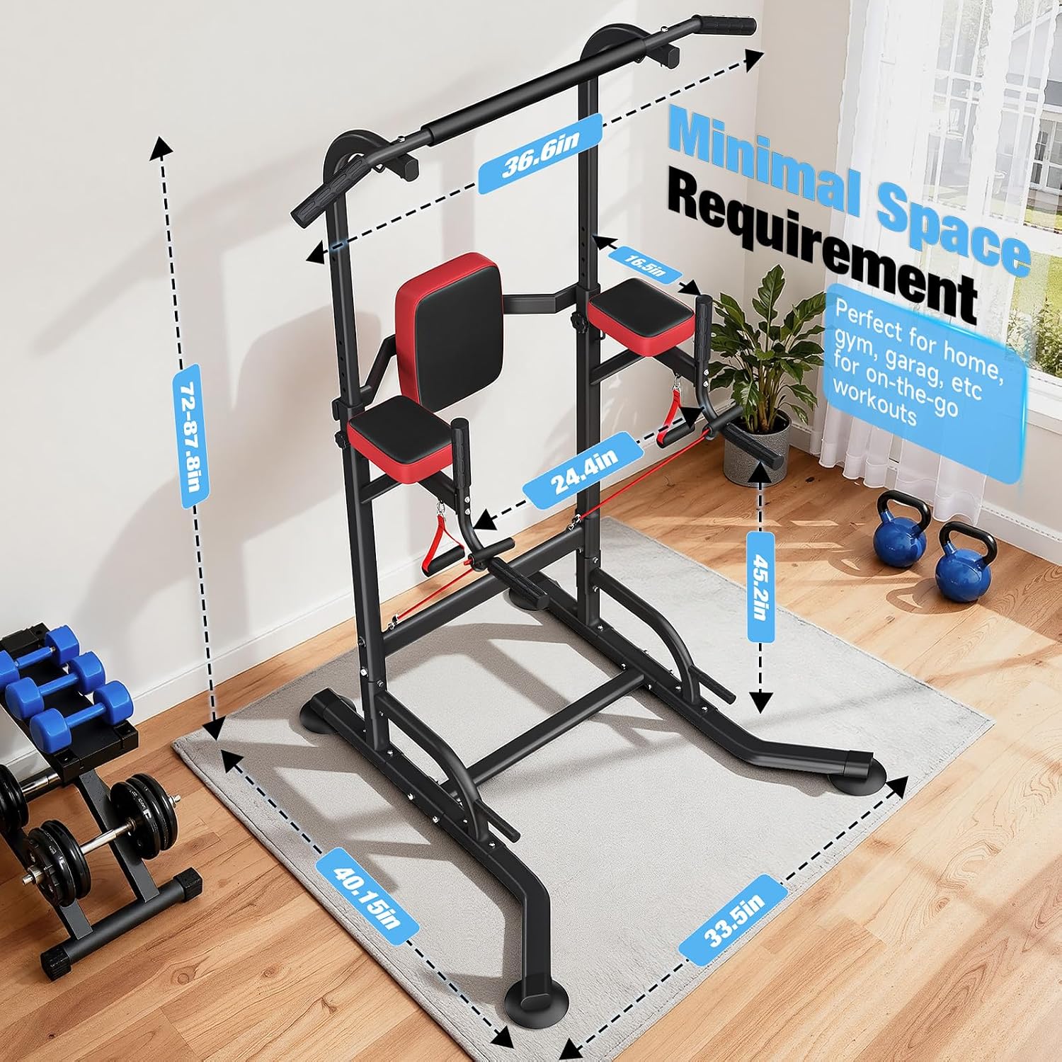 Pull Up Bar Free Standing for Multi-Func... 8 Pull Up Bar Free Standing for Multi-Func... - Image 8