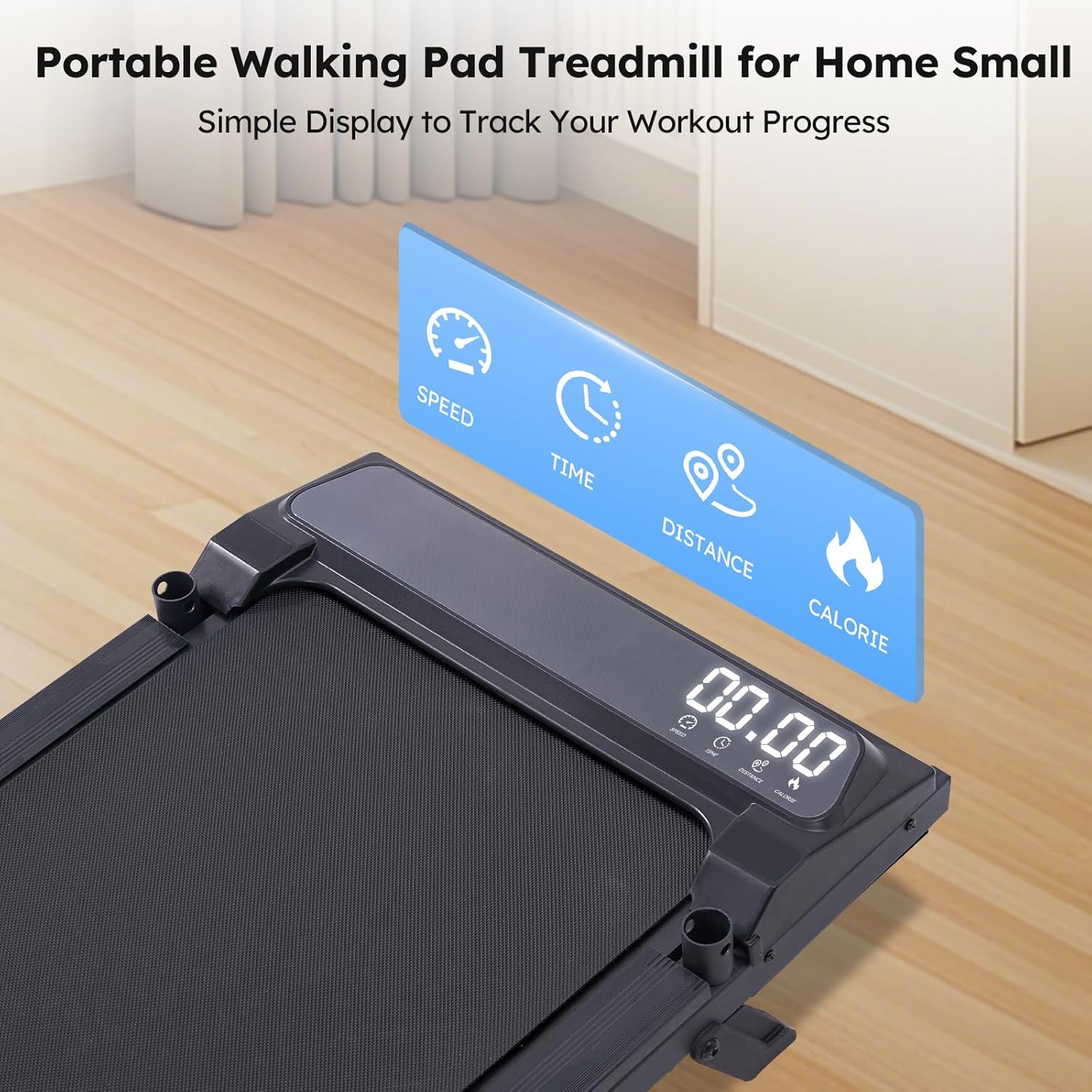 Walking Pad with Incline, Portable Tread... 3 Walking Pad with Incline, Portable Tread... - Image 3