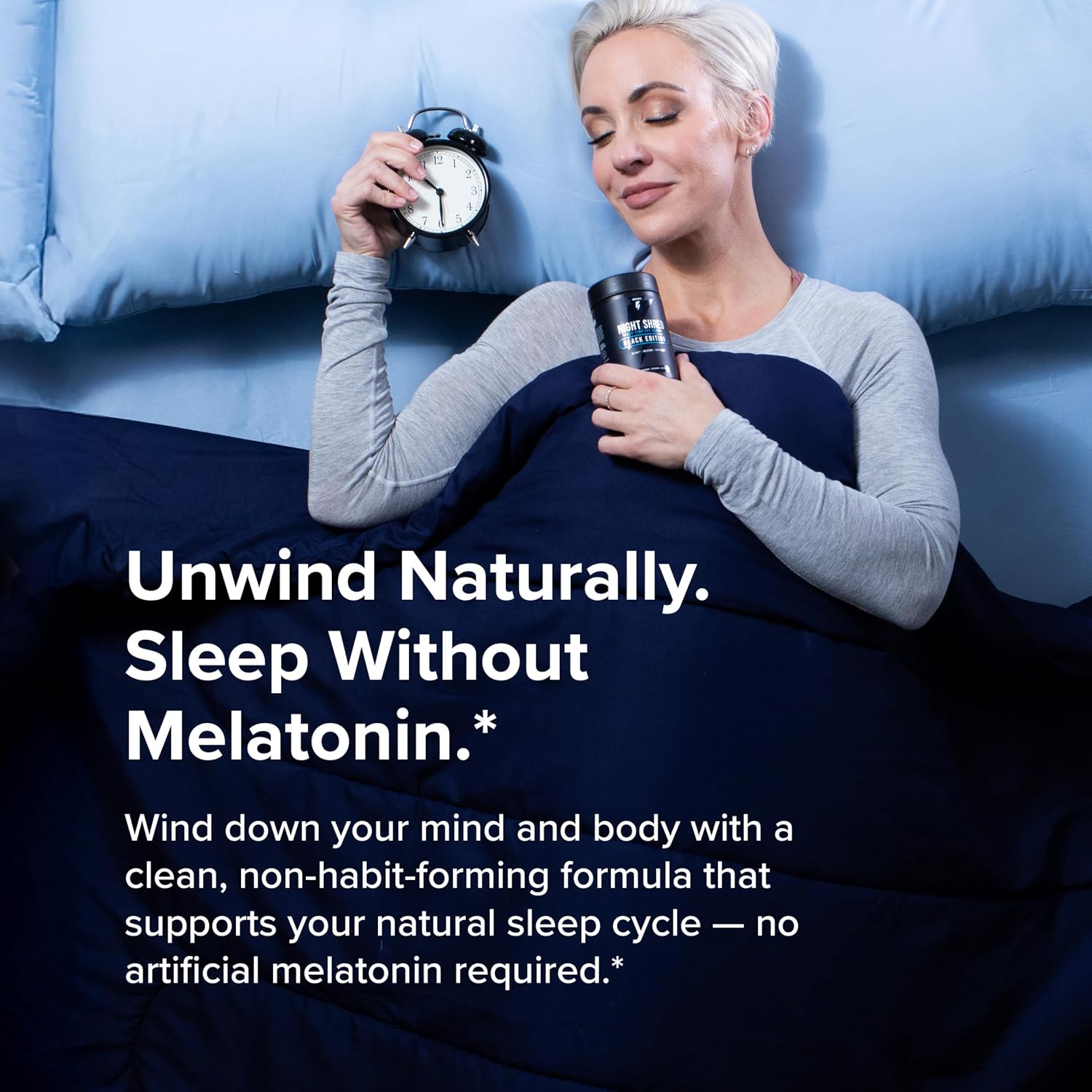 Night Shred Black Melatonin-Free Fat Bur... 4 Night Shred Black Melatonin-Free Fat Bur... - Image 4