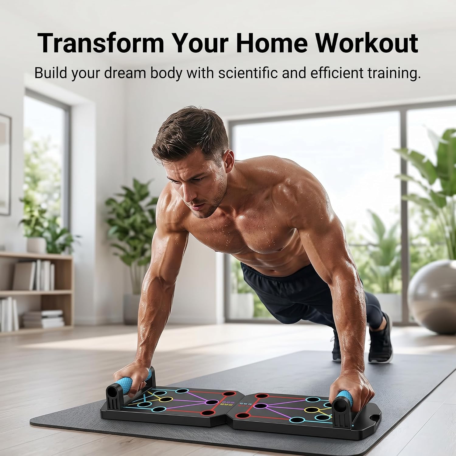 15 in 1 push up board for men solid Home... 4 15 in 1 push up board for men solid Home... - Image 4