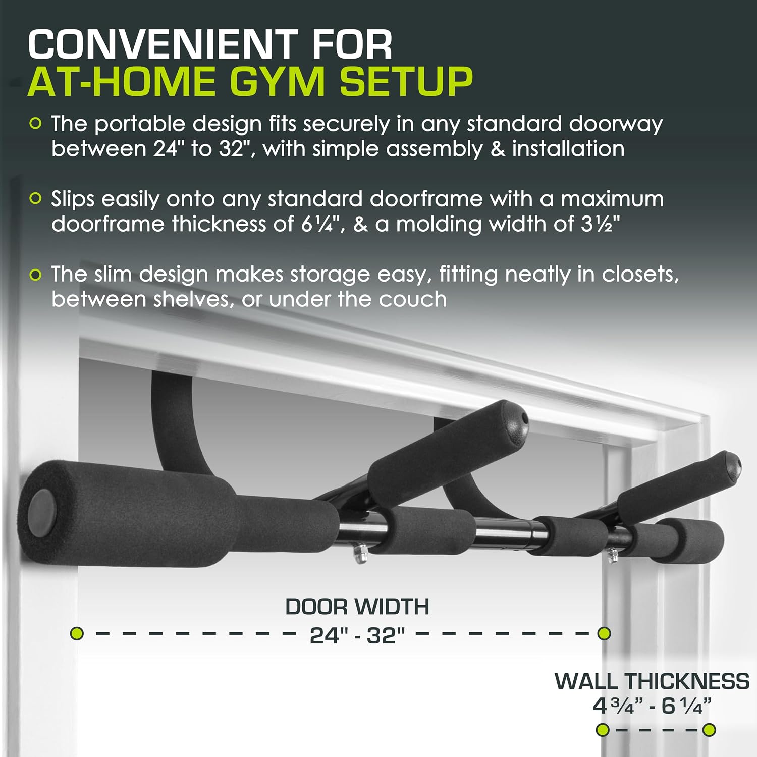 ProsourceFit Pull Up Bar for Multi Use F... 3 ProsourceFit Pull Up Bar for Multi Use F... - Image 3