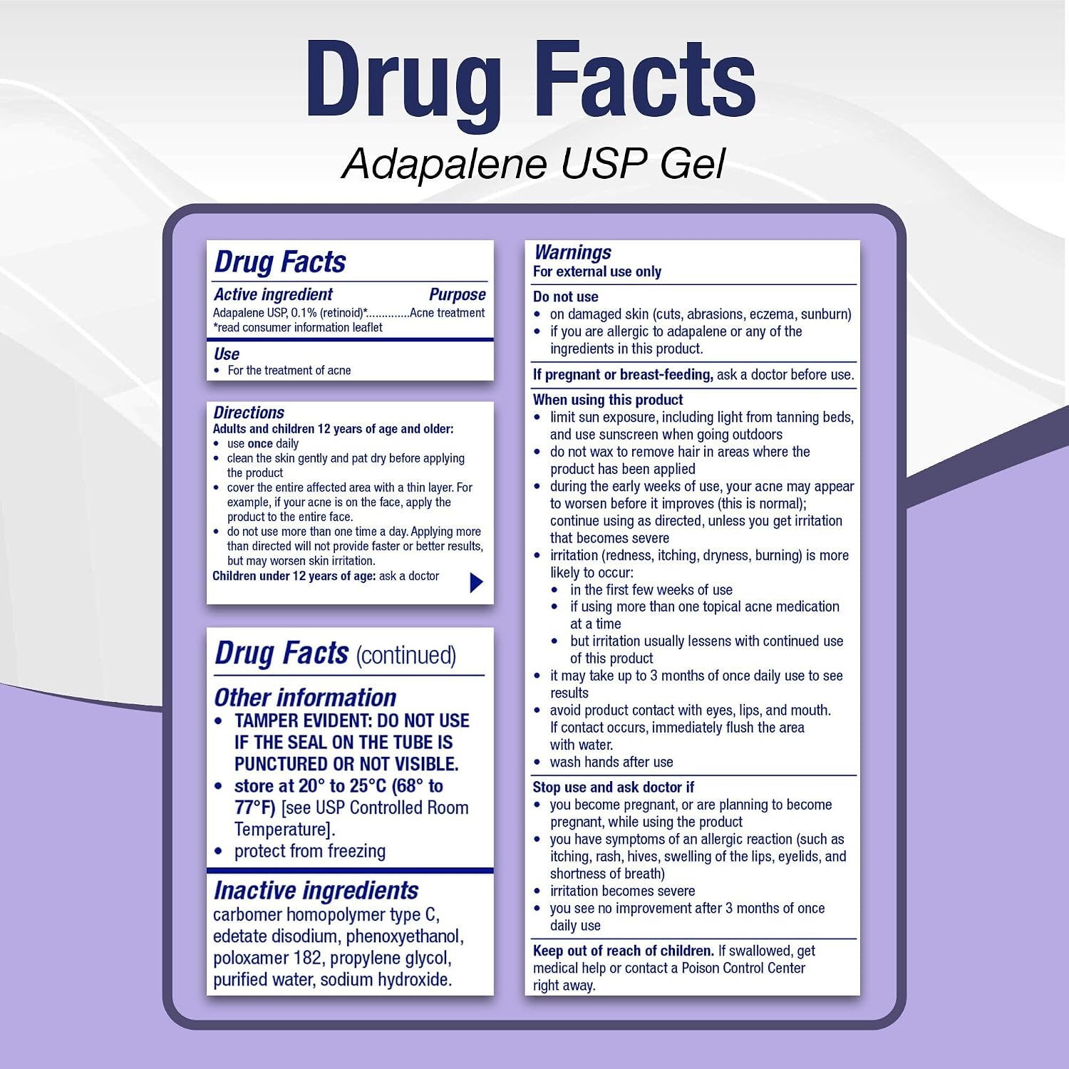 TARO Adapalene 0.1% USP Gel, Paraben Fre... 6 TARO Adapalene 0.1% USP Gel, Paraben Fre... - Image 6