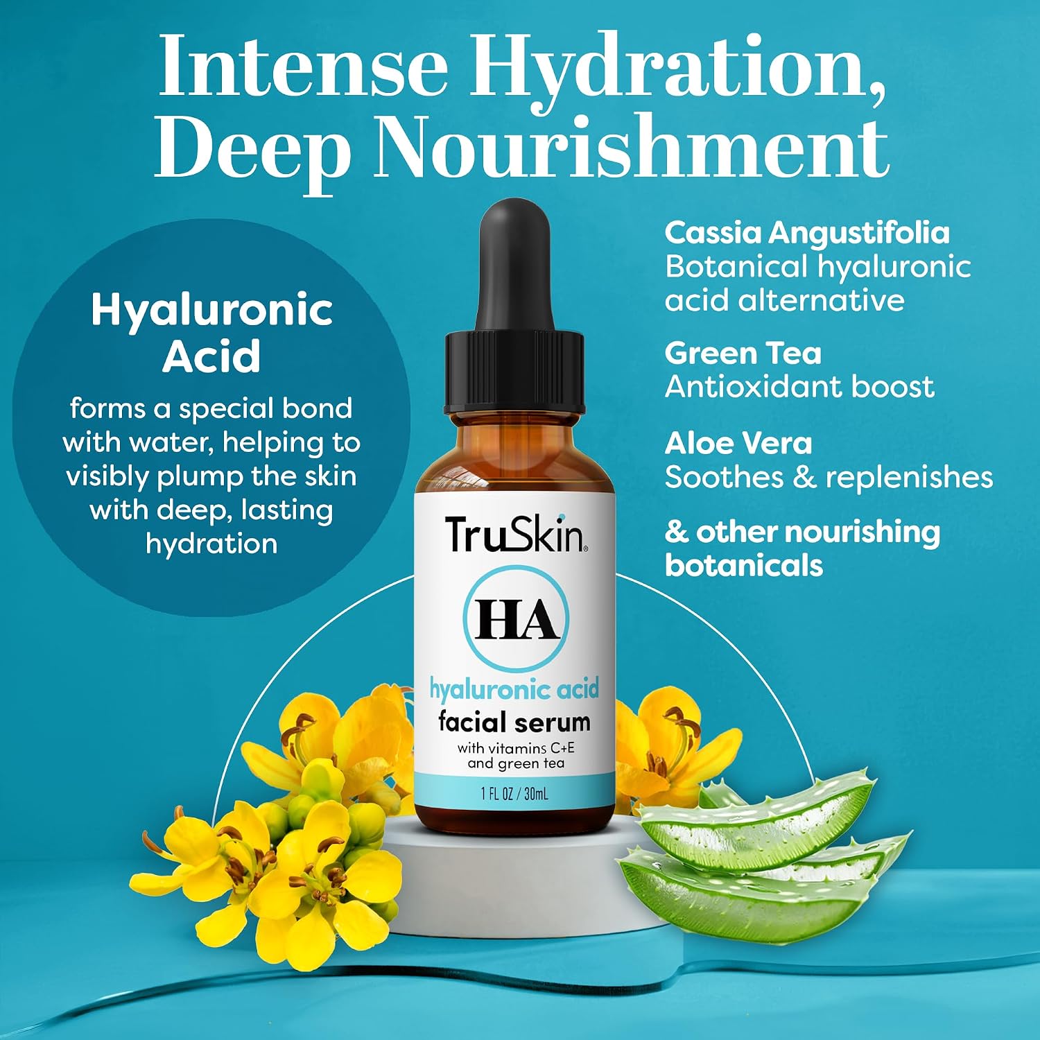 TruSkin Hyaluronic Acid Serum for Face f... 3 TruSkin Hyaluronic Acid Serum for Face f... - Image 3