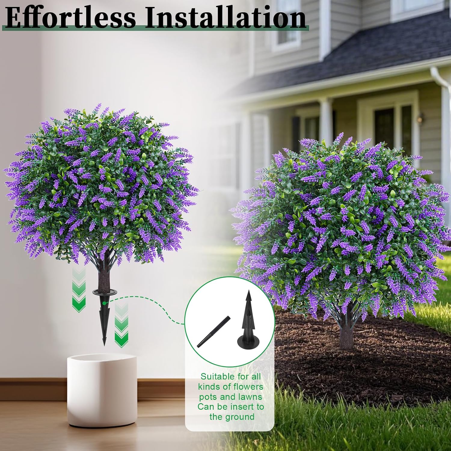 Artificial Boxwood Topiary Ball Lavender... 7 Artificial Boxwood Topiary Ball Lavender... - Image 7
