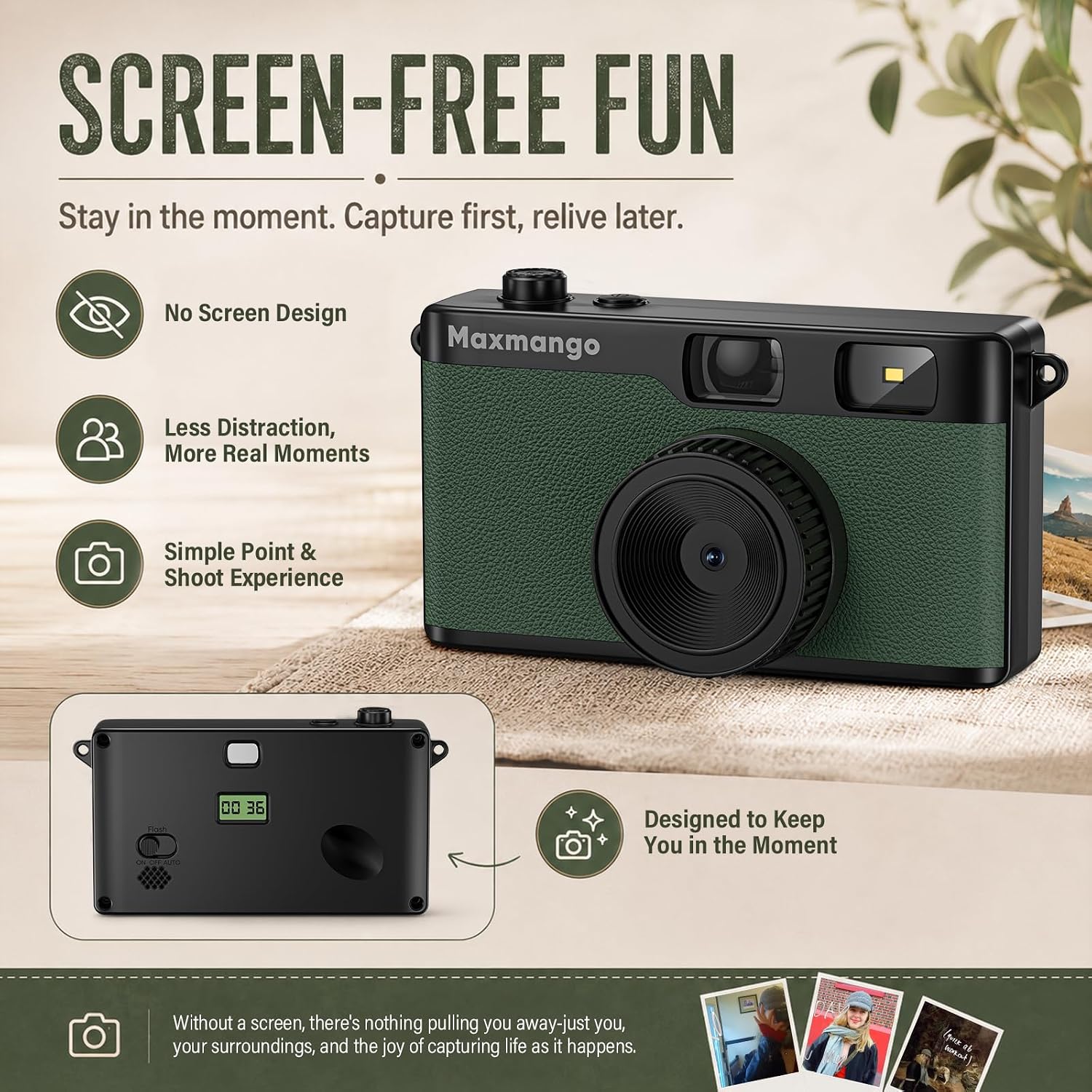 Maxmango D53 Vintage Digital Camera - Re... 2 Maxmango D53 Vintage Digital Camera - Re... - Image 2