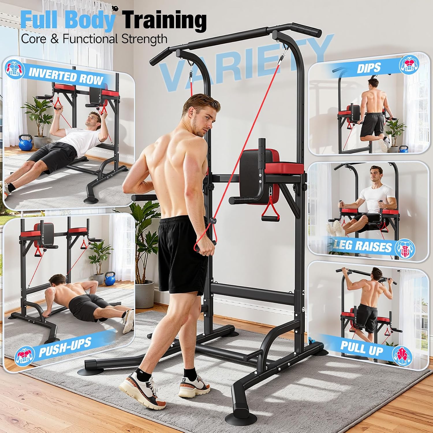 Pull Up Bar Free Standing for Multi-Func... 6 Pull Up Bar Free Standing for Multi-Func... - Image 6