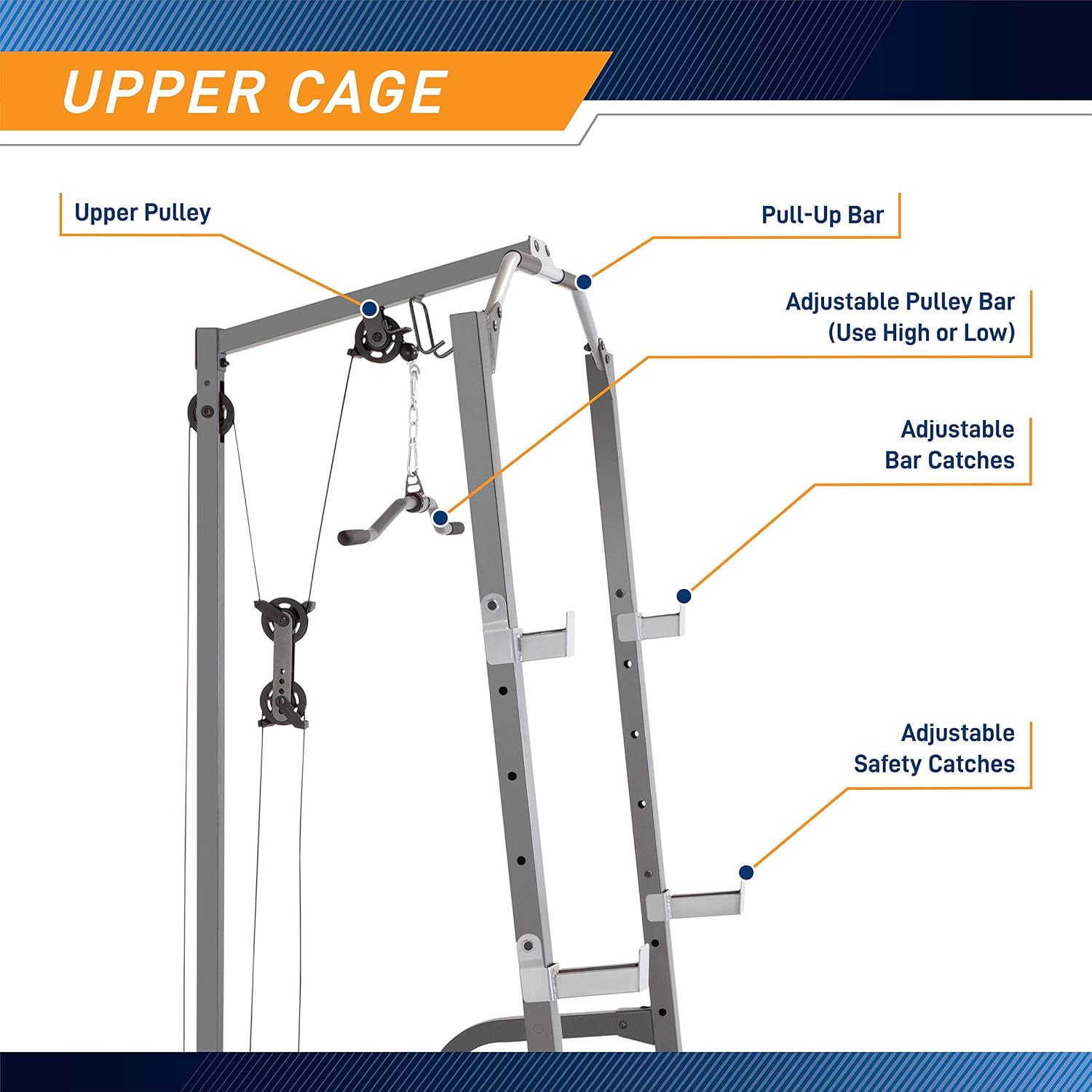 Marcy Pro Deluxe Cage System with Weight... 4 Marcy Pro Deluxe Cage System with Weight... - Image 4