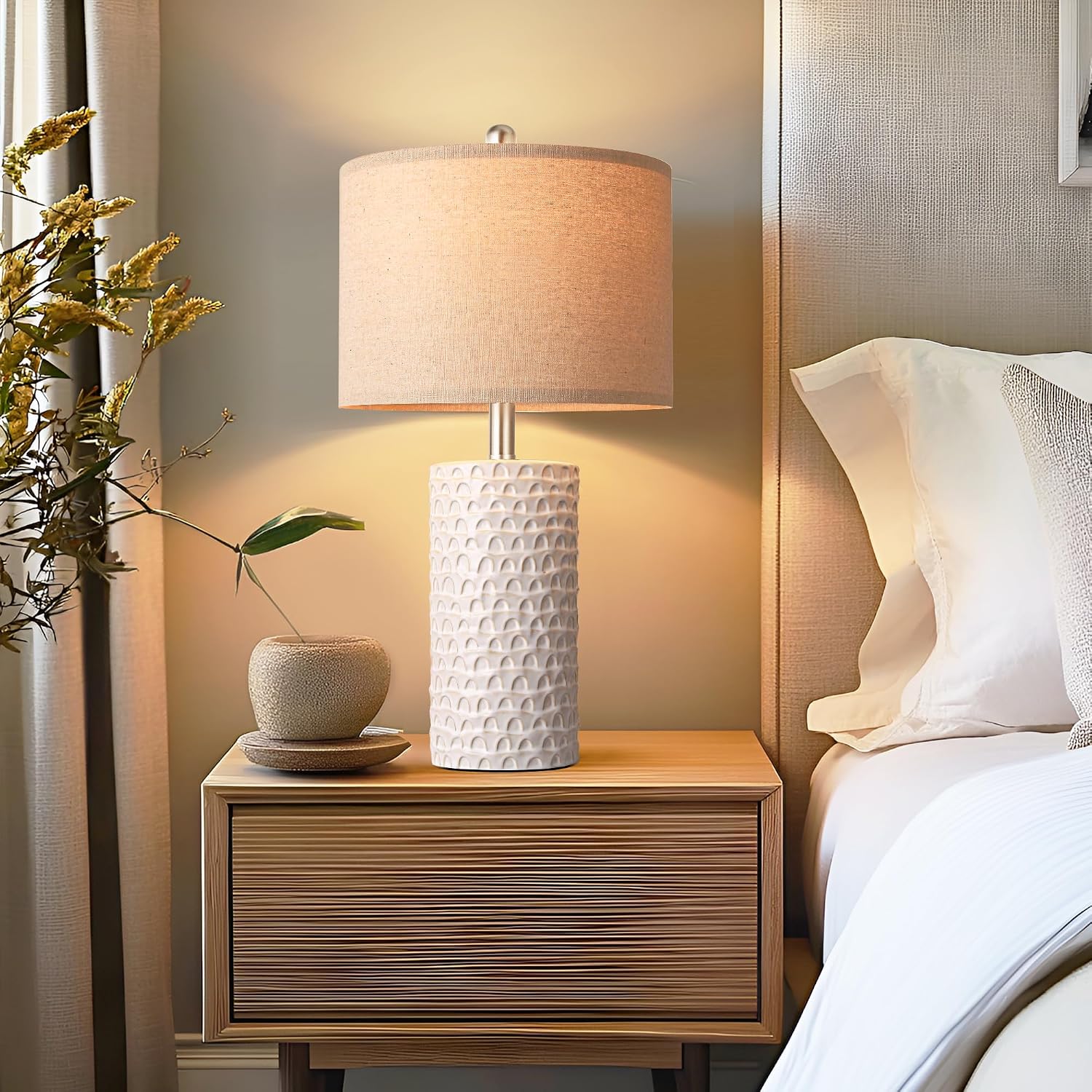 23" Modern Ceramic Table Lamp Set of 2, ... 6 23" Modern Ceramic Table Lamp Set of 2, ... - Image 6