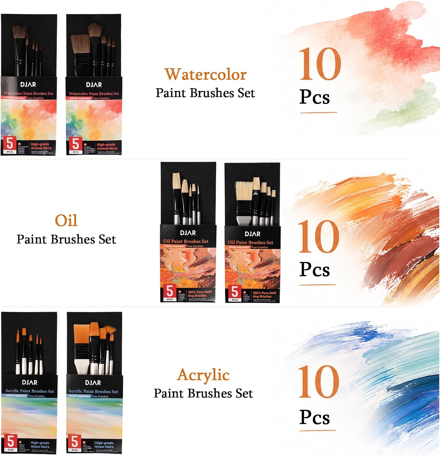 DJAR 169-Piece Wooden French Easel Art P... 4 DJAR 169-Piece Wooden French Easel Art P... - Image 4