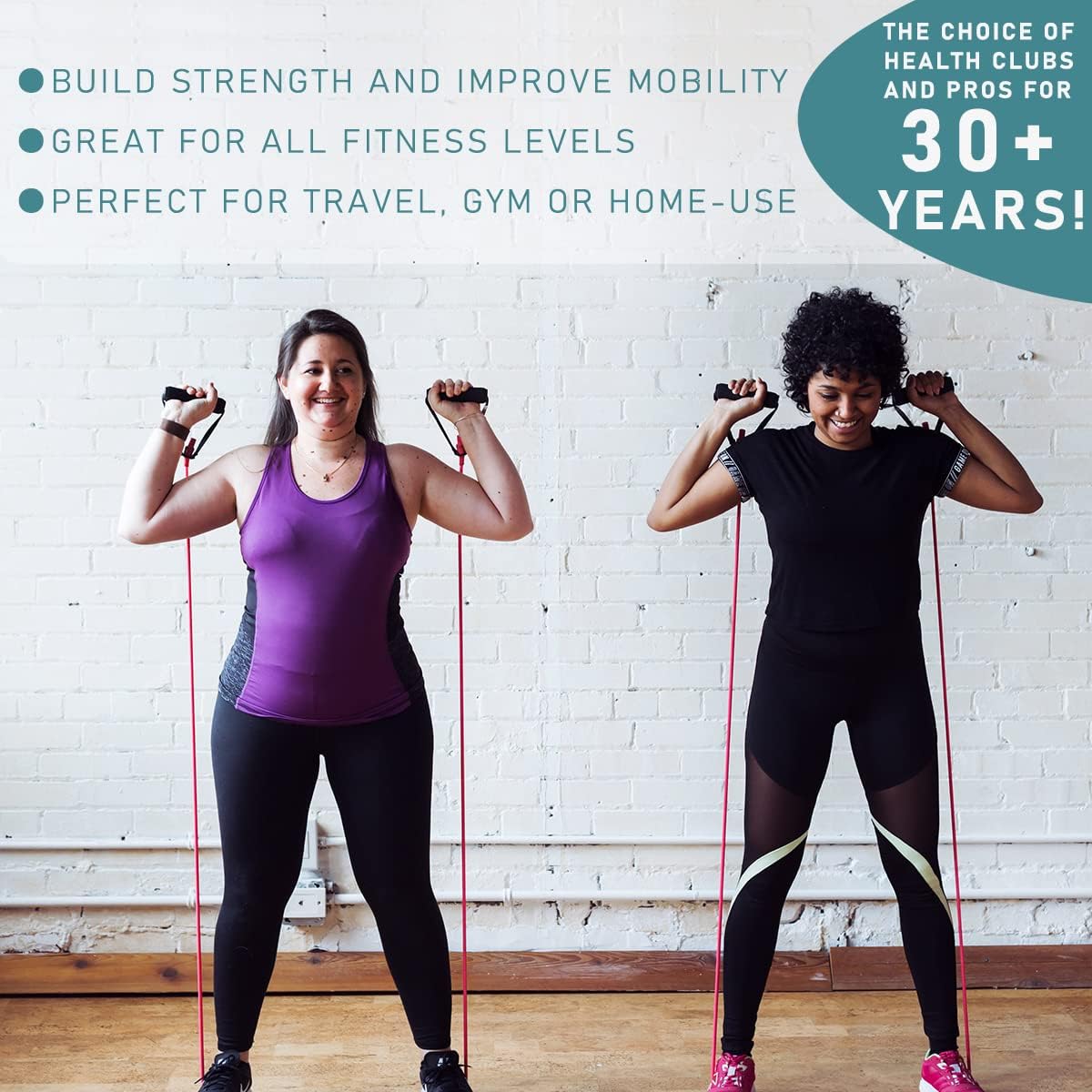 Resistance Bands with Handles, Exercise ... 4 Resistance Bands with Handles, Exercise ... - Image 4