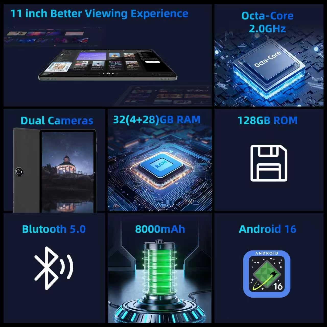 COLORROOM 2026 Android16 Tablet 11inch, ... 2 COLORROOM 2026 Android16 Tablet 11inch, ... - Image 2