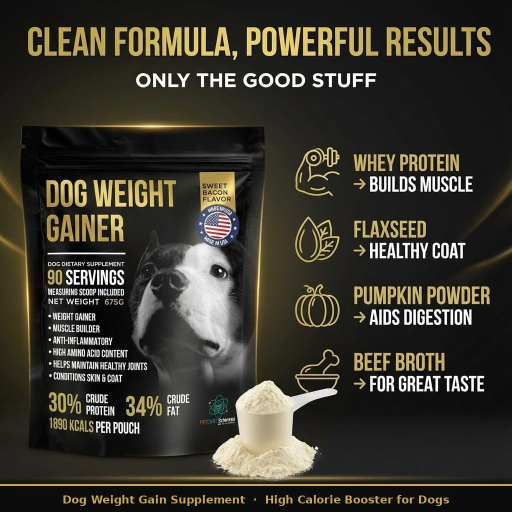 Dog Weight Gainer 90 Servings - High Cal... 3 Dog Weight Gainer 90 Servings - High Cal... - Image 3