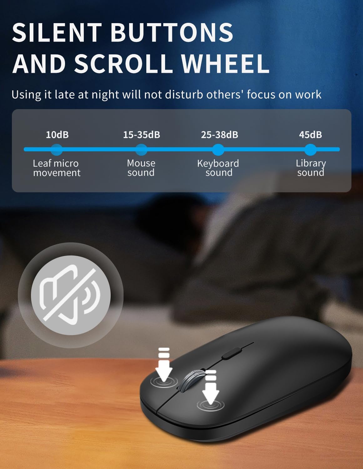 USB C Wireless Mouse, Slim Compact Silen... 3 USB C Wireless Mouse, Slim Compact Silen... - Image 3