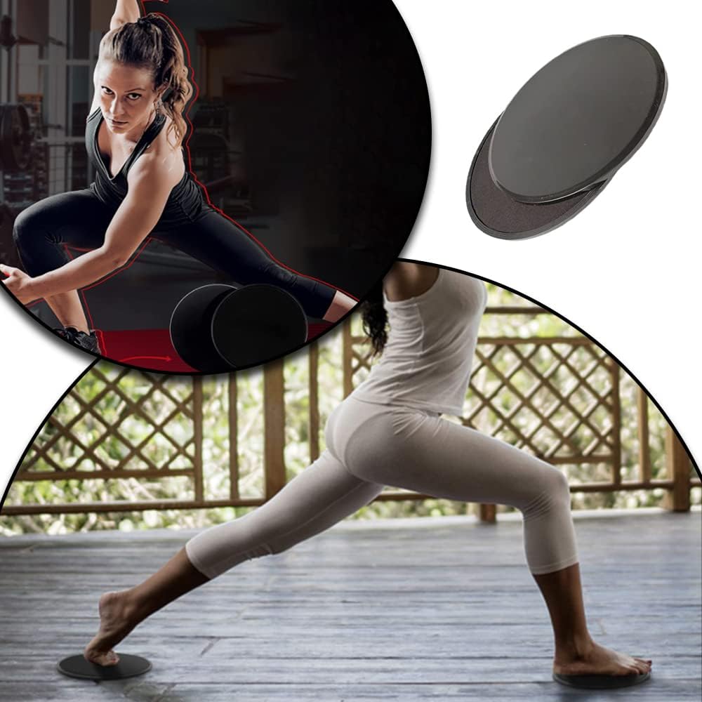 2 Pcs Core Workout Sliders Double Side U... 5 2 Pcs Core Workout Sliders Double Side U... - Image 5
