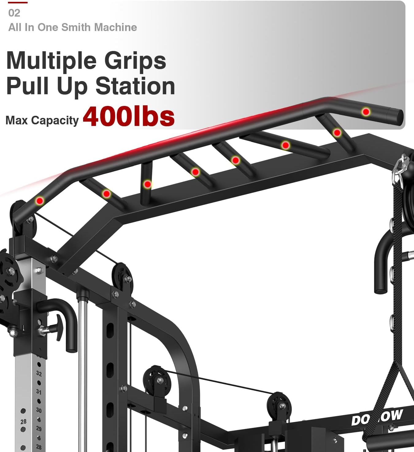 DONOW Smith Machine with Weight Stacks H... 7 DONOW Smith Machine with Weight Stacks H... - Image 7