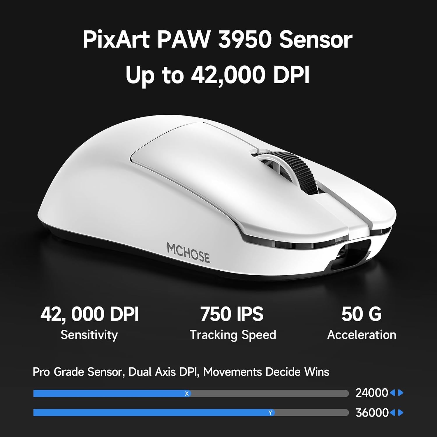 MCHOSE L7 Ultra+ Wireless Gaming Mouse, ... 3 MCHOSE L7 Ultra+ Wireless Gaming Mouse, ... - Image 3