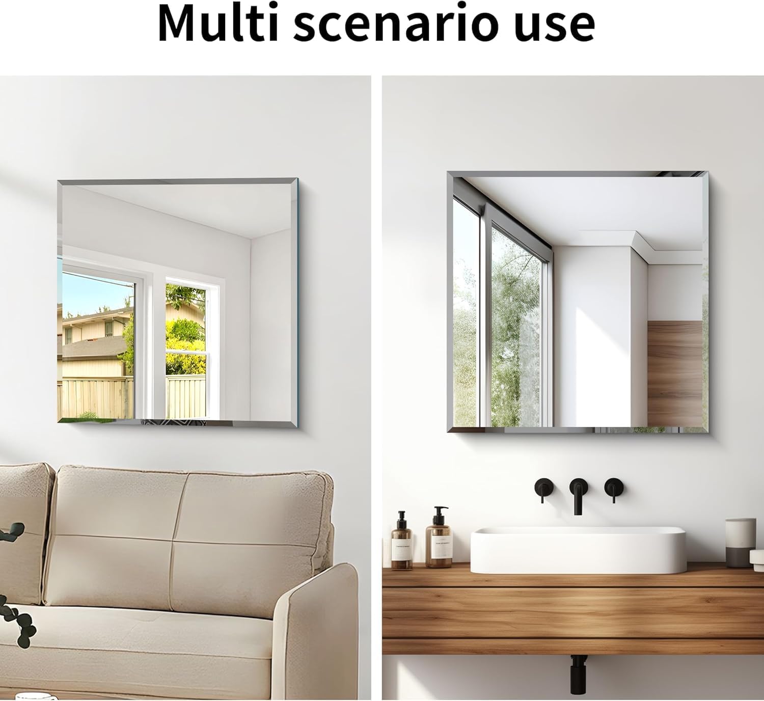 CILIBER Beveled Mirror, 24x24 inch Frame... 7 CILIBER Beveled Mirror, 24x24 inch Frame... - Image 7