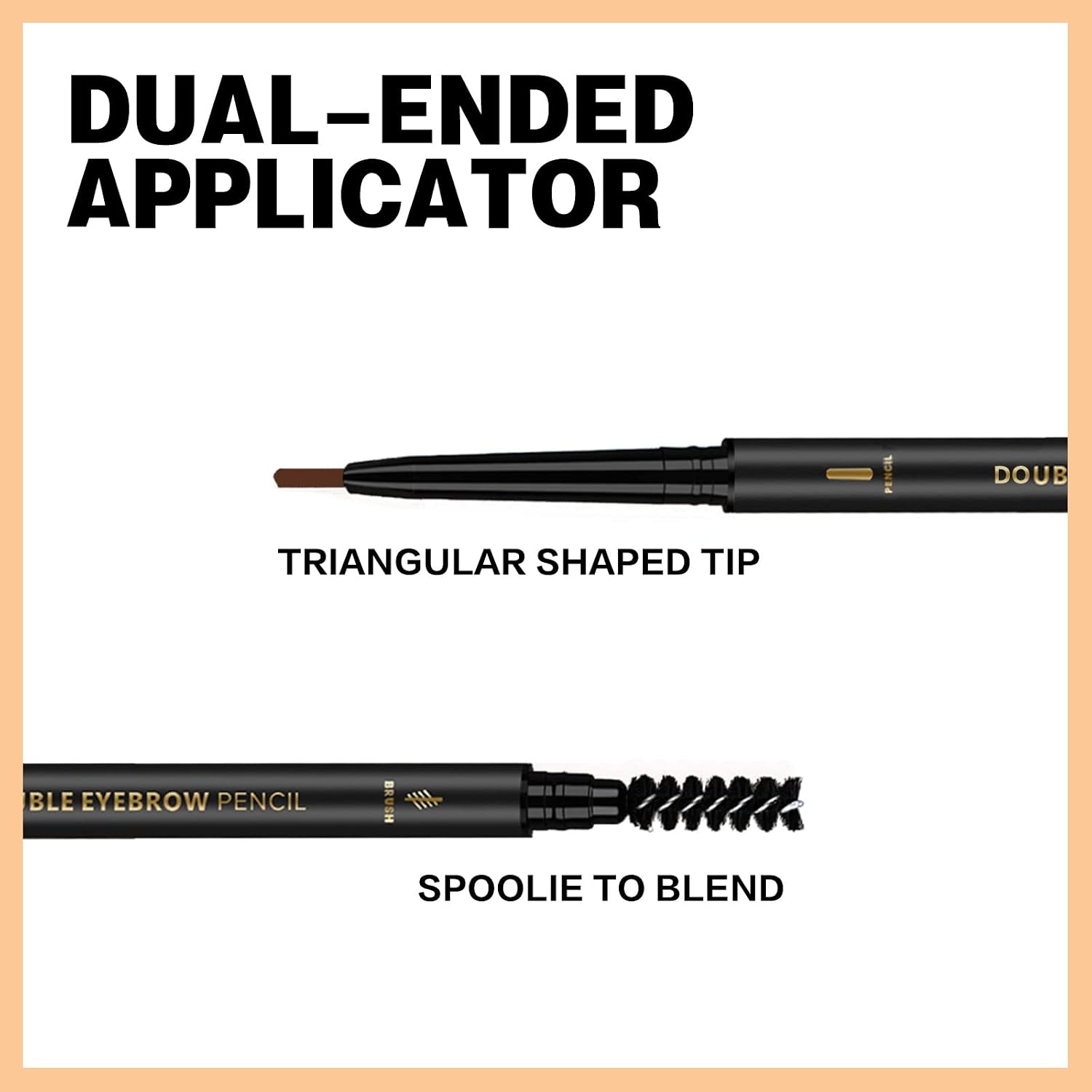 3Pcs Waterproof Eyebrow Pencil Dark Brow... 3 3Pcs Waterproof Eyebrow Pencil Dark Brow... - Image 3