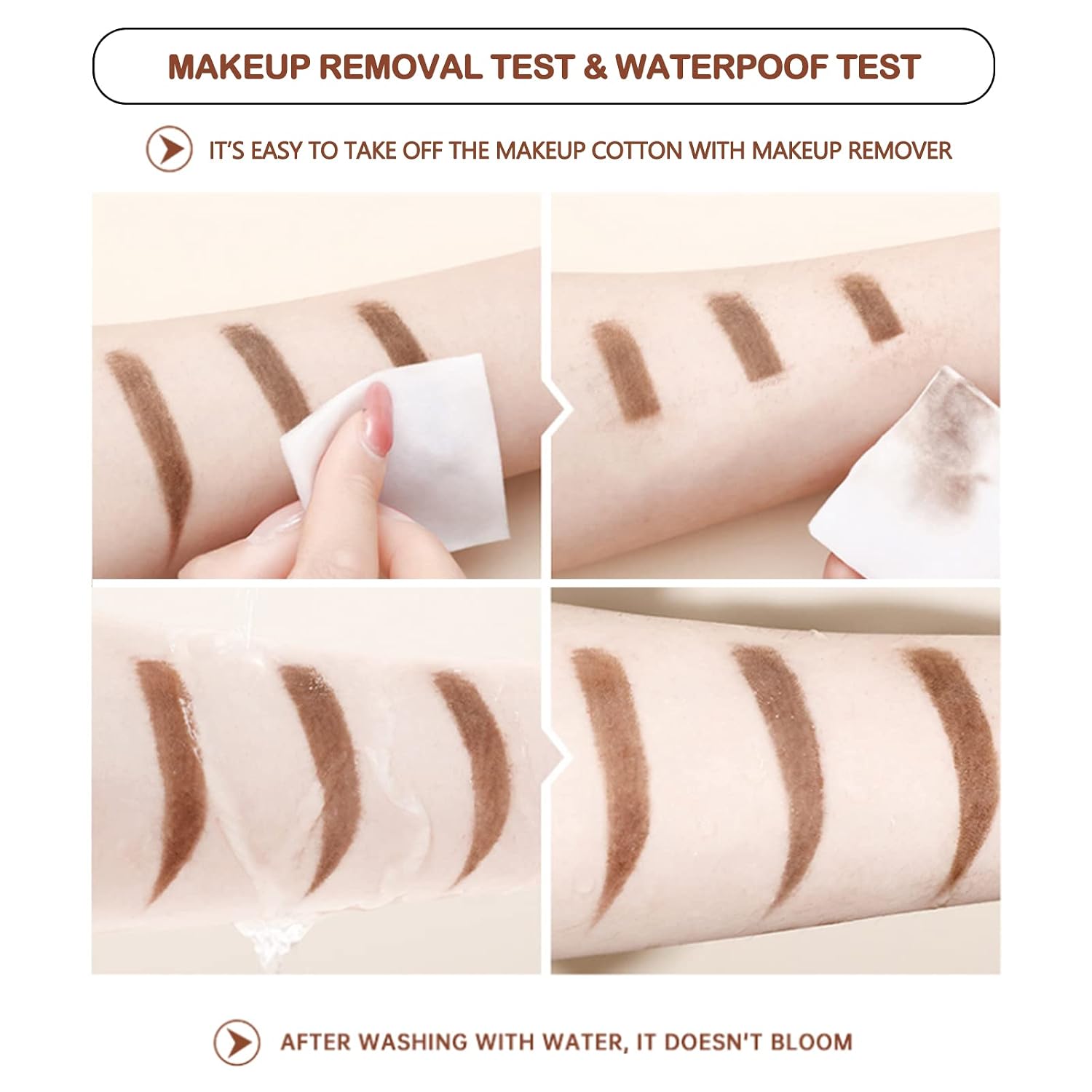 3Pcs Waterproof Eyebrow Pencil Dark Brow... 6 3Pcs Waterproof Eyebrow Pencil Dark Brow... - Image 6