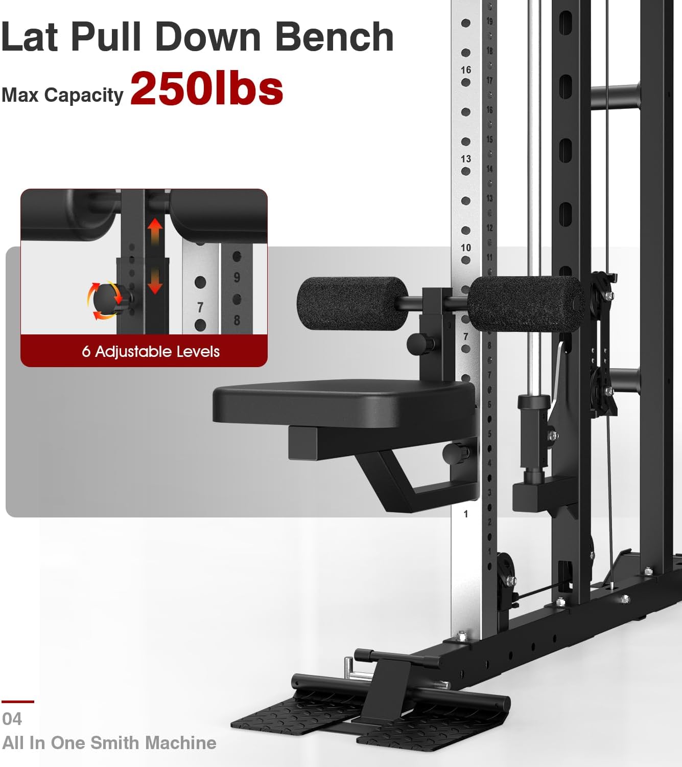 DONOW Smith Machine with Weight Stacks H... 4 DONOW Smith Machine with Weight Stacks H... - Image 4