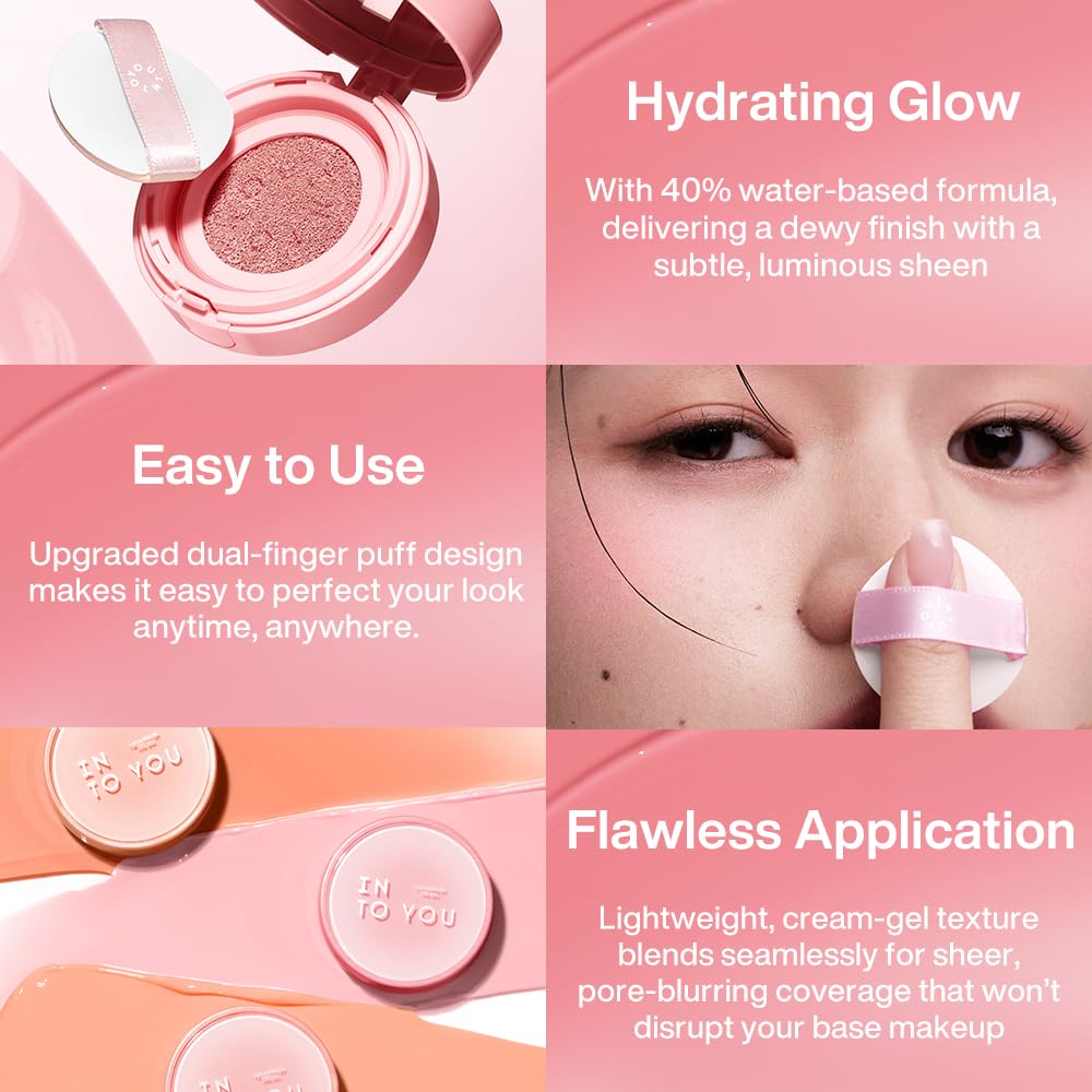 INTO YOU Cream Blush Air Cushion for Che... 4 INTO YOU Cream Blush Air Cushion for Che... - Image 4