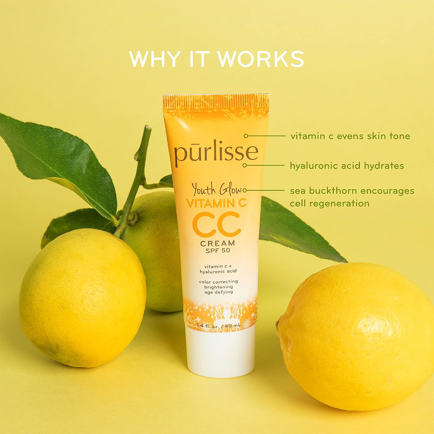pūrlisse Youth Glow Vitamin C CC Cream S... 8 pūrlisse Youth Glow Vitamin C CC Cream S... - Image 8