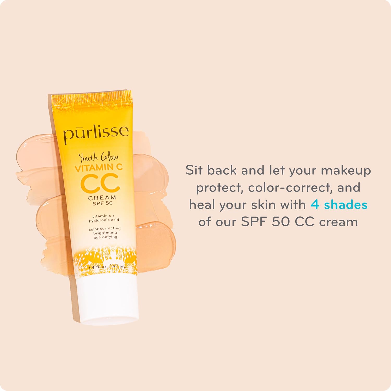 pūrlisse Youth Glow Vitamin C CC Cream S... 6 pūrlisse Youth Glow Vitamin C CC Cream S... - Image 6